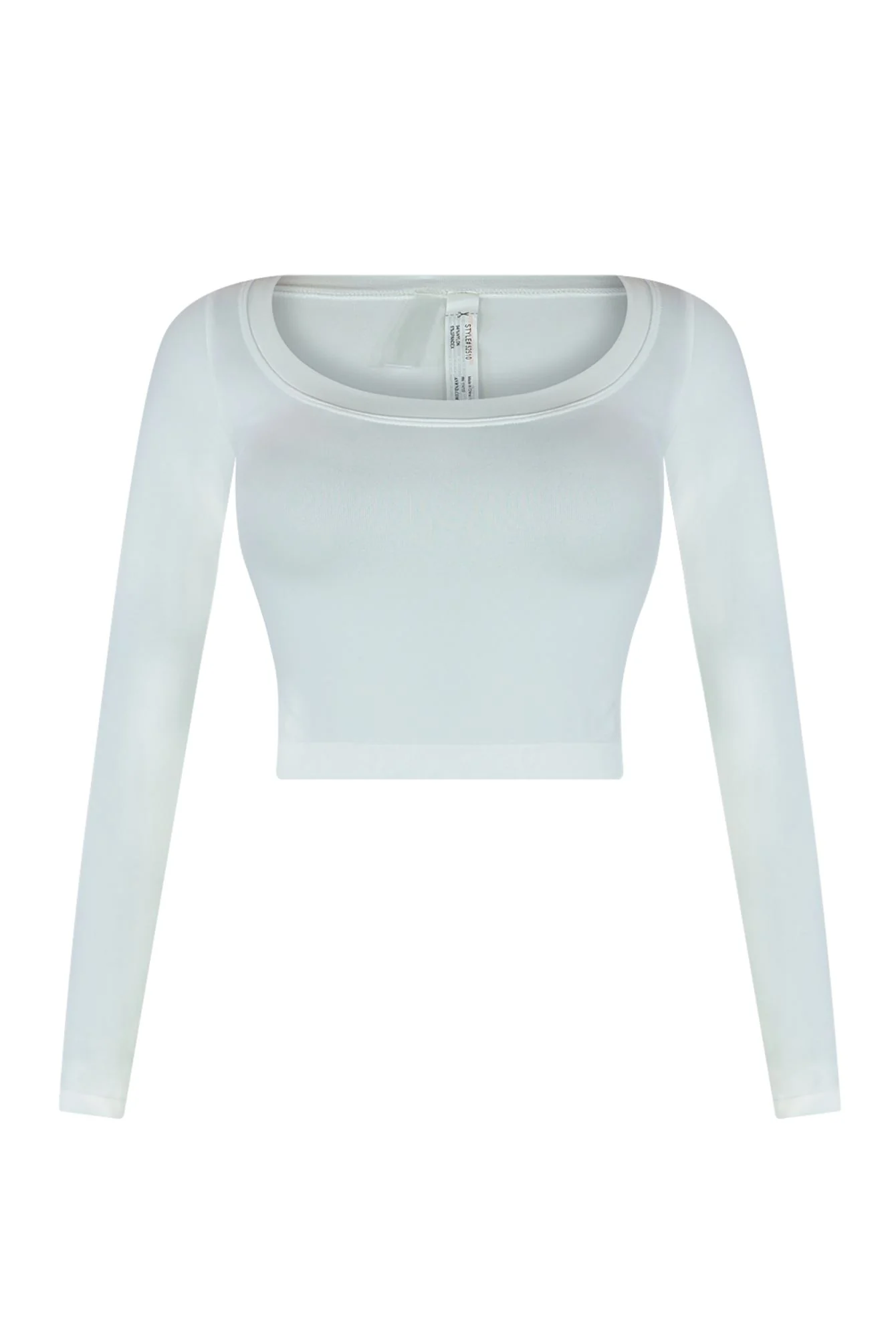 Soft Smooth Long Sleeve Crop Top - Image 3