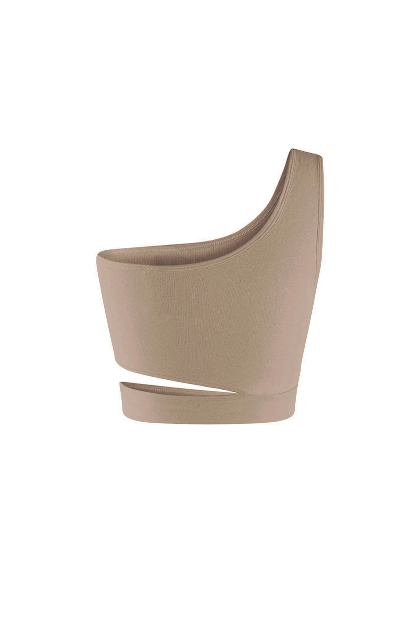 Soft Smooth One Shoulder Cutout Top - Image 10