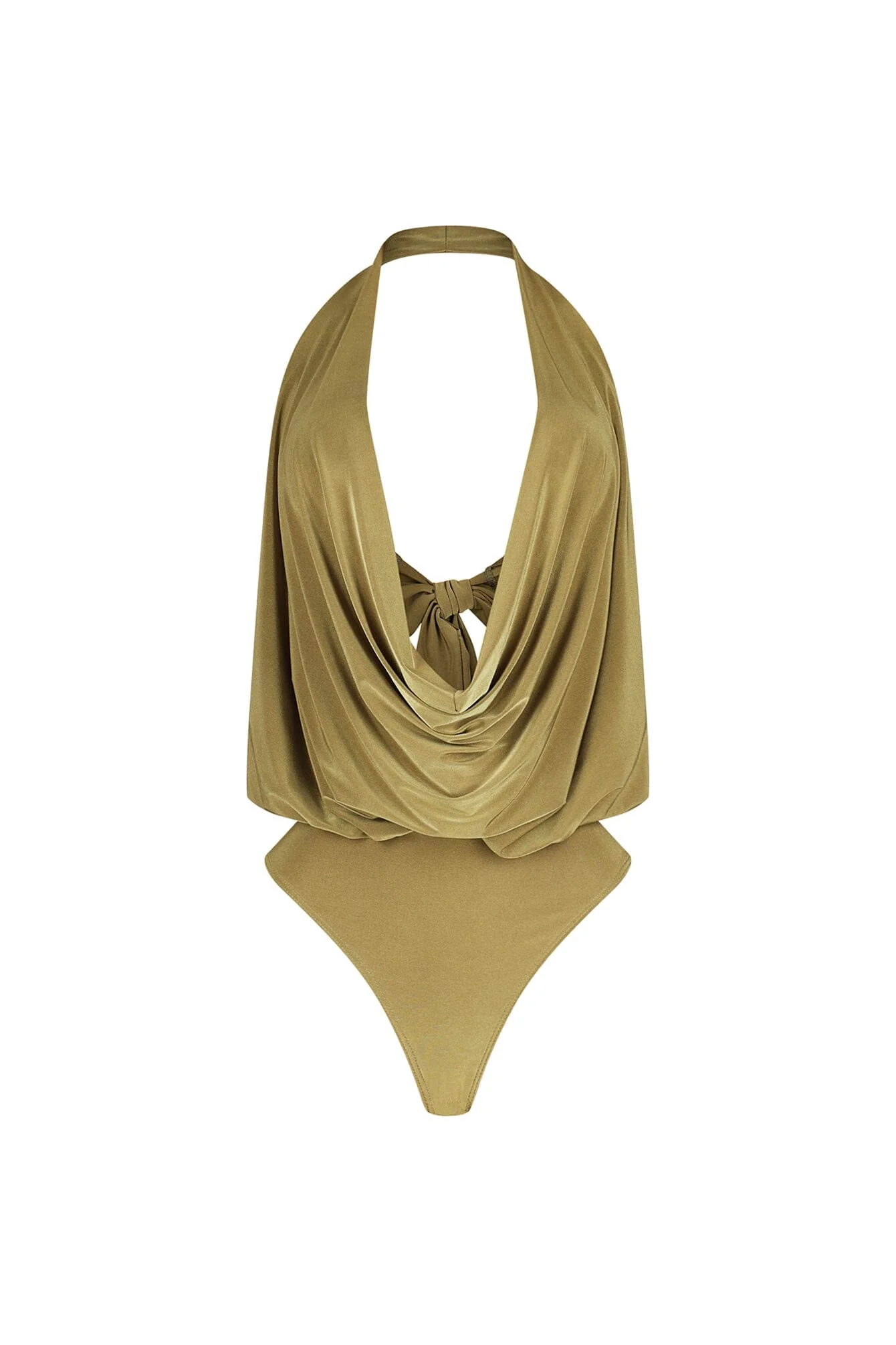 Softly Luxurious Cowl Bodysuit - Image 7