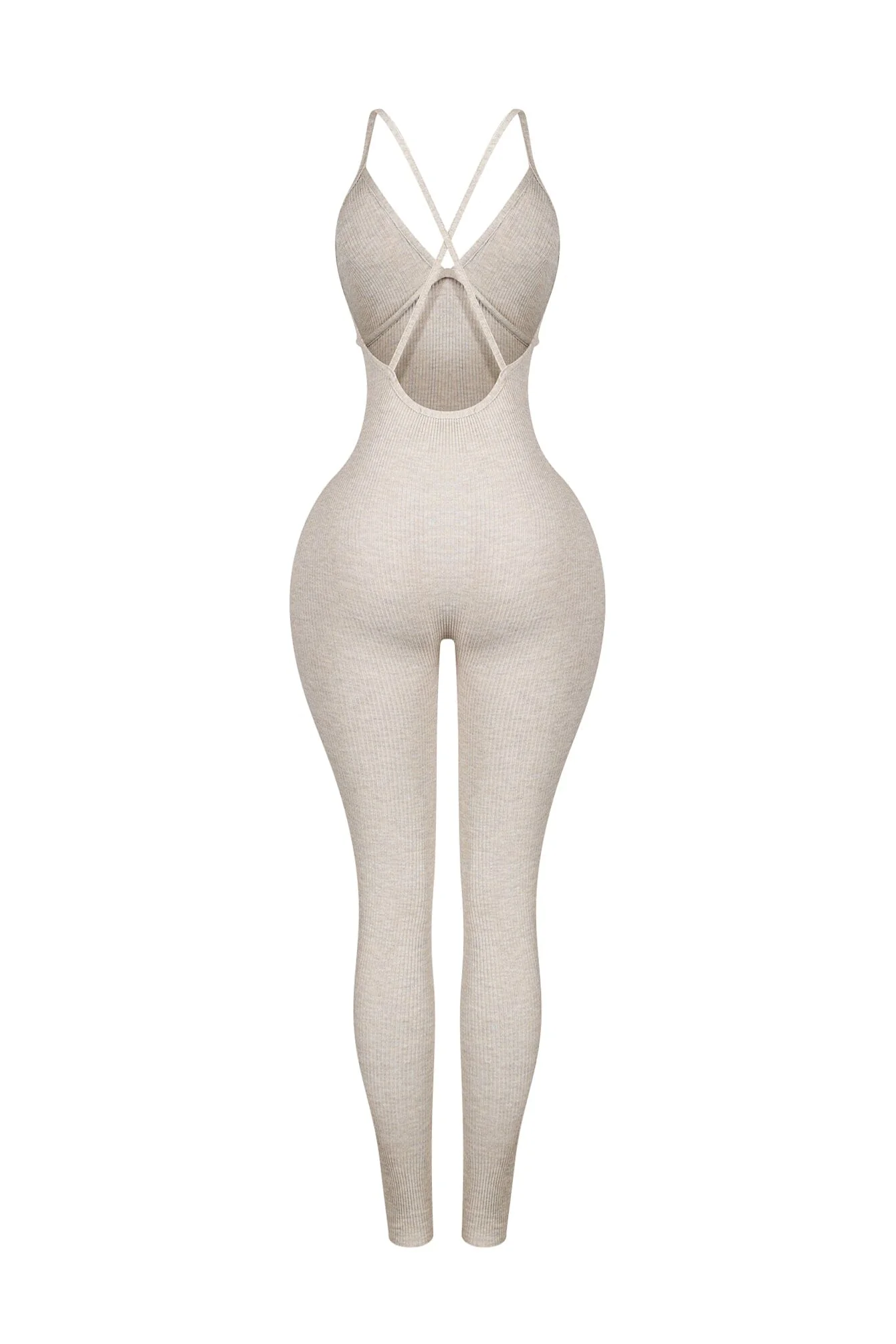 Solana Ribbed Knit Bustier Jumpsuit - Image 15