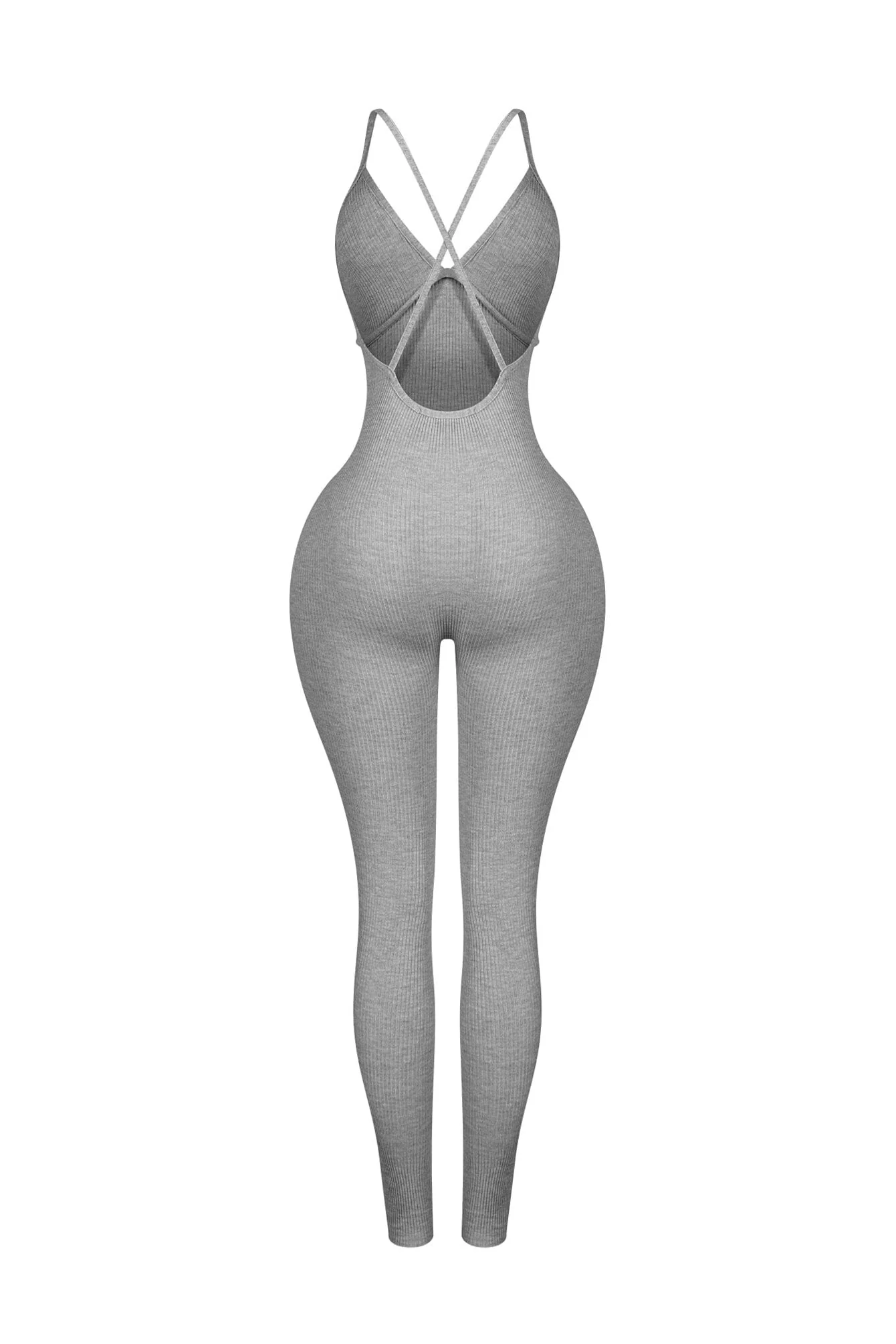 Solana Ribbed Knit Bustier Jumpsuit - Image 16