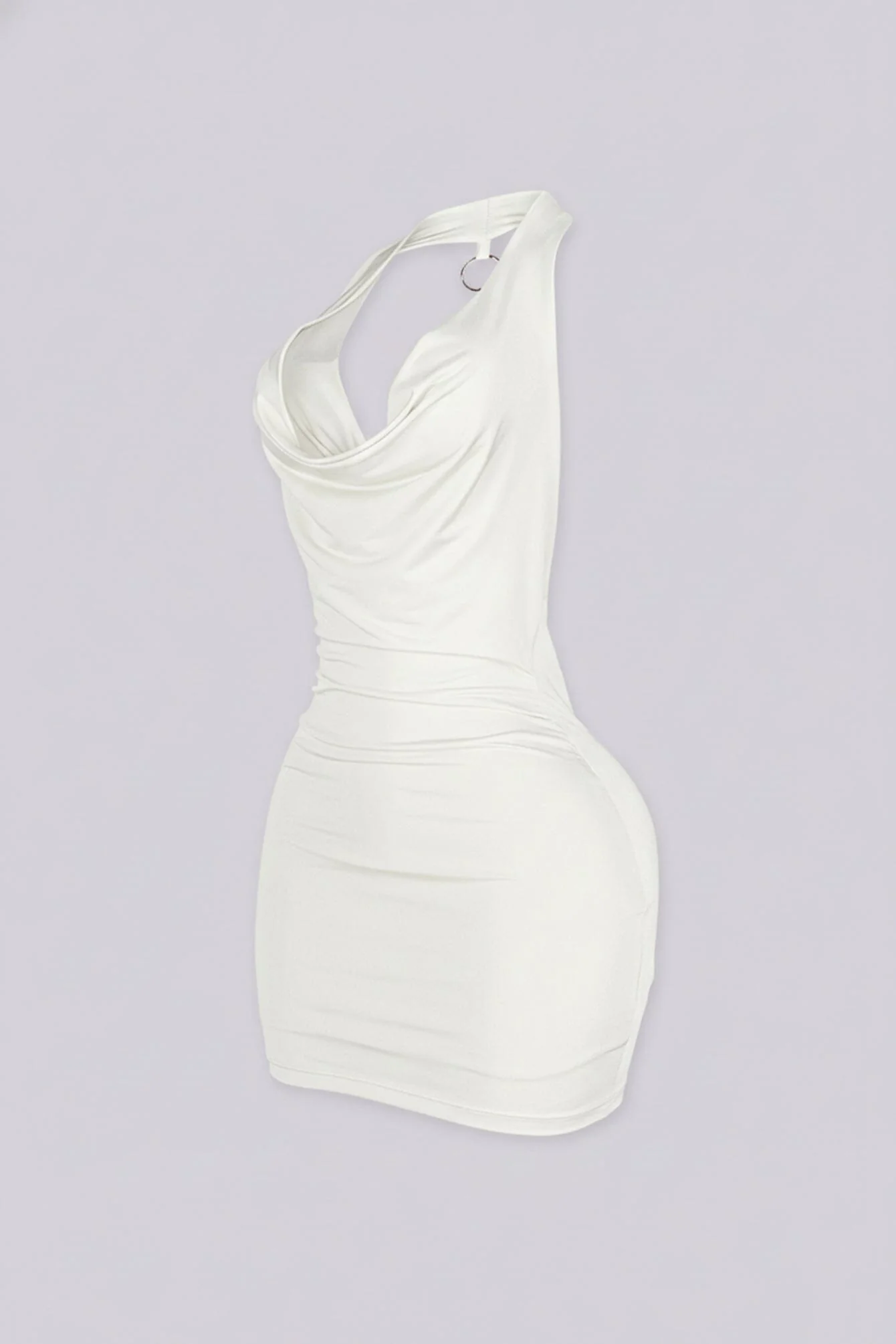 Soleil O-Ring Drape Mini Dress - Image 10