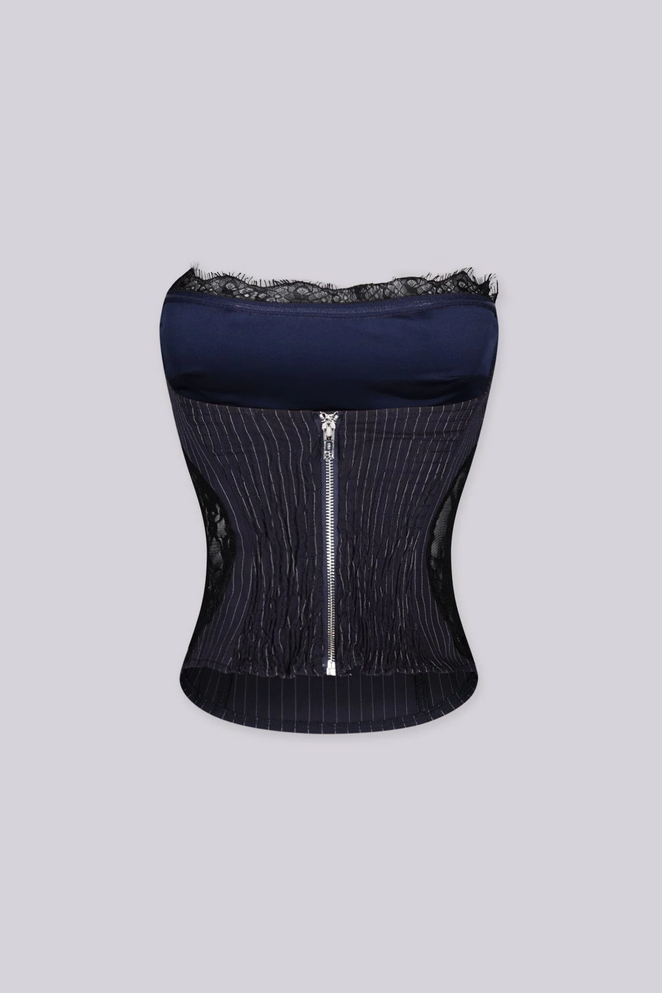 Sovereign Lace Pinstripe Top - Image 6