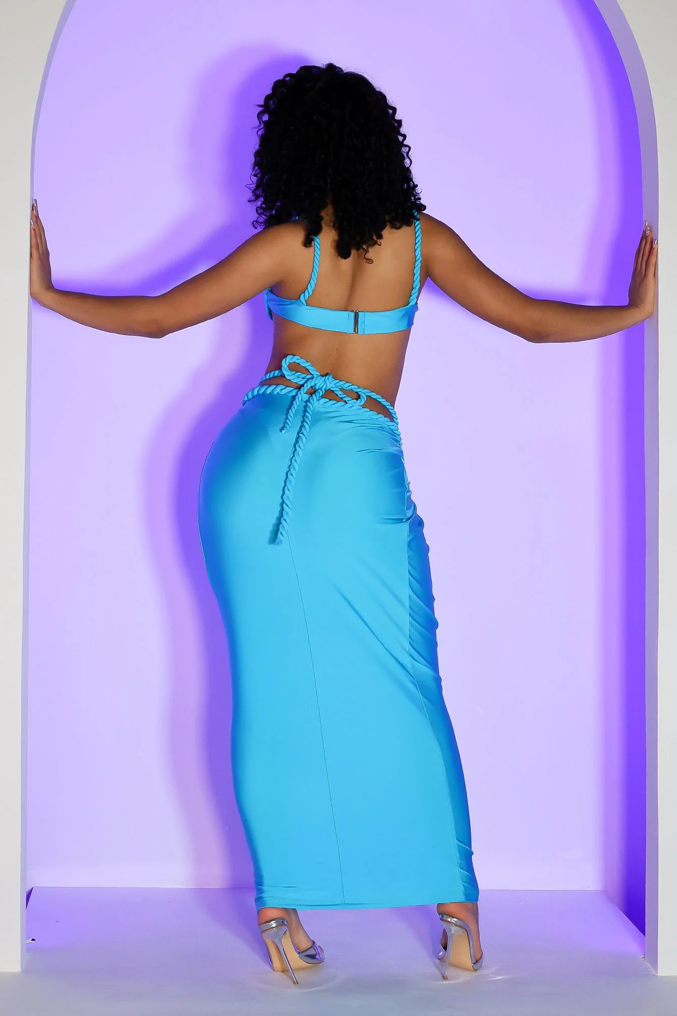Stereo Love Bra & Maxi Skirt SET - Image 4