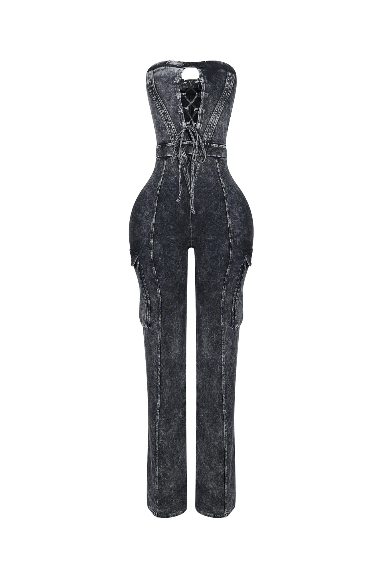 Stonewave Mineral Washed Cotton Tube Jumpsuit - Image 3