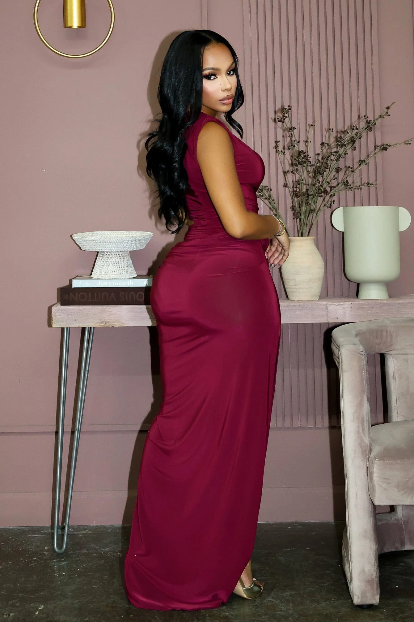 Stormy One Shoulder Maxi Dress - Image 5