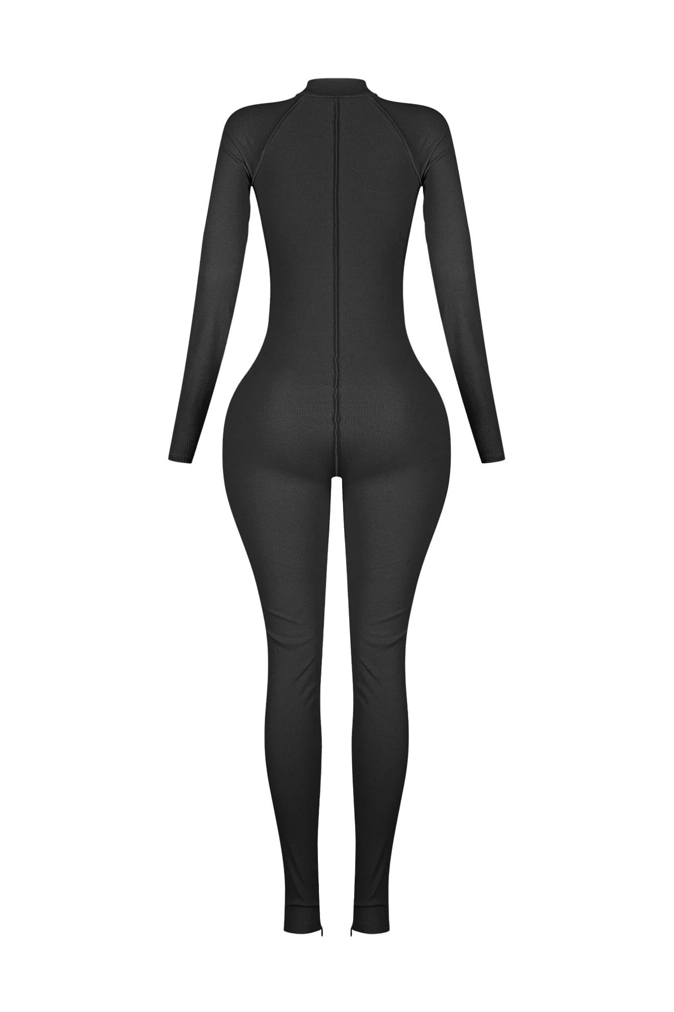Stretch Fit Gym Ribbed Jumpsuit - Image 8