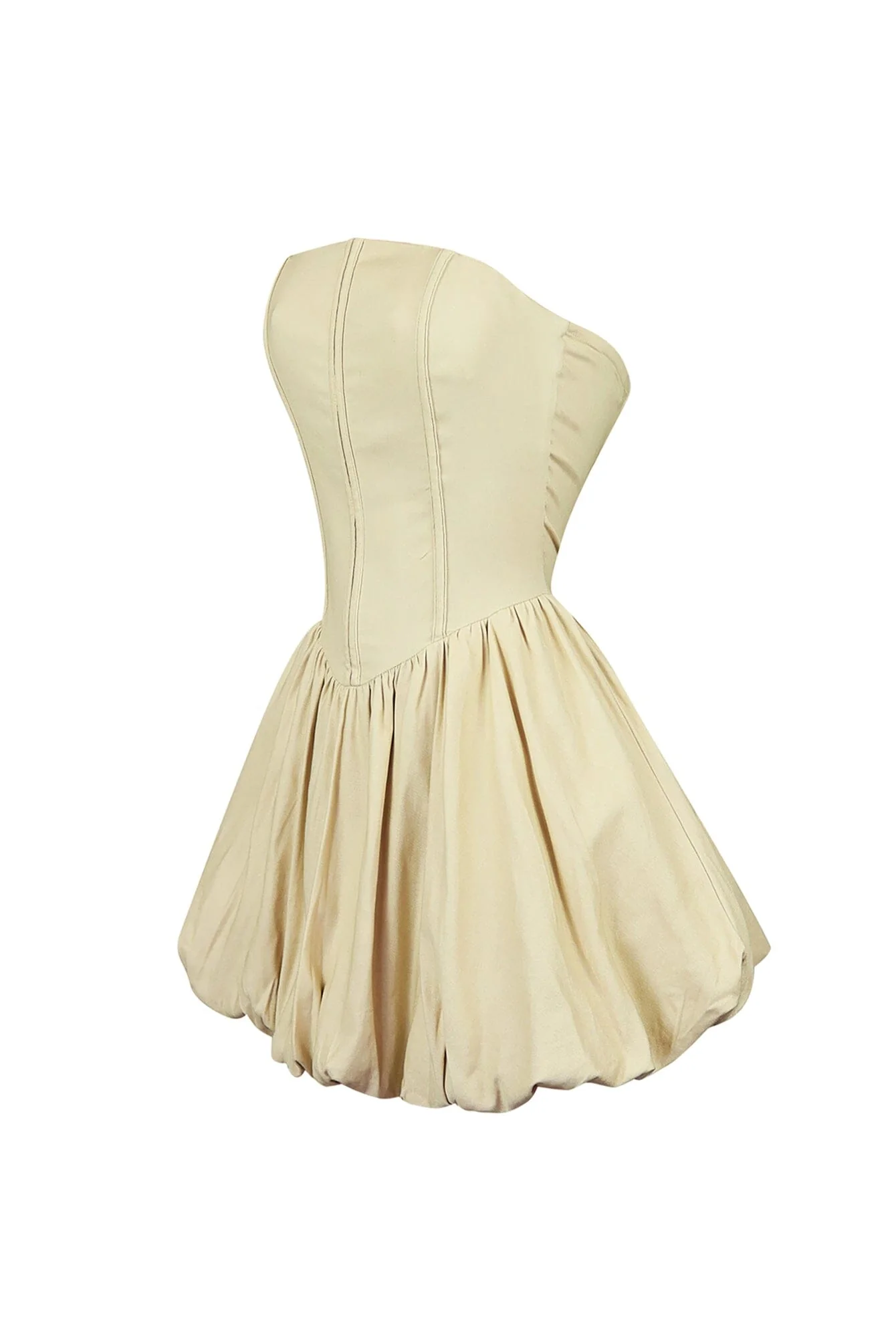 Strong Love Strapless Bubble Mini Dress - Image 7