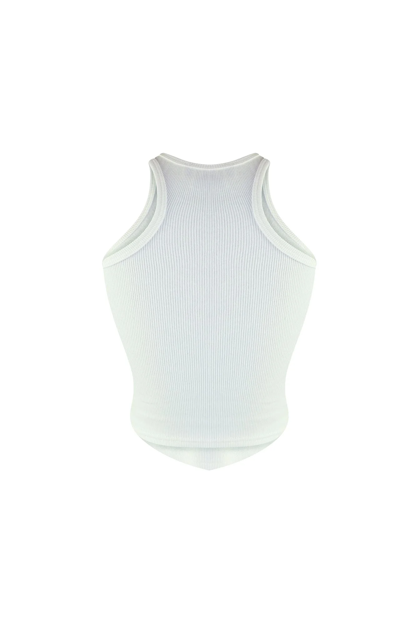 Stunning Piercing Detail Ribbed Top - Image 7