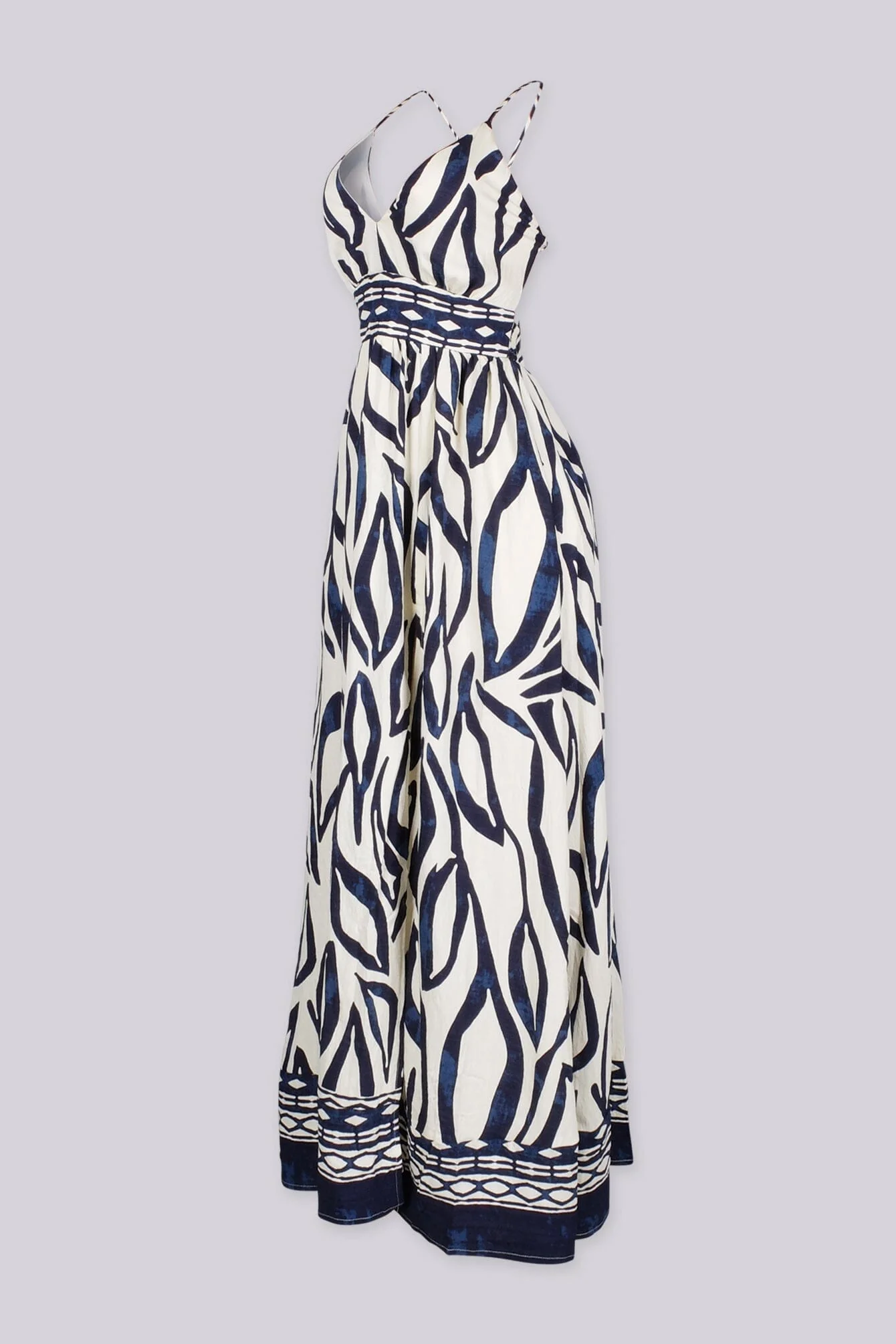 Sun Breeze Abstract Maxi Dress - Image 2