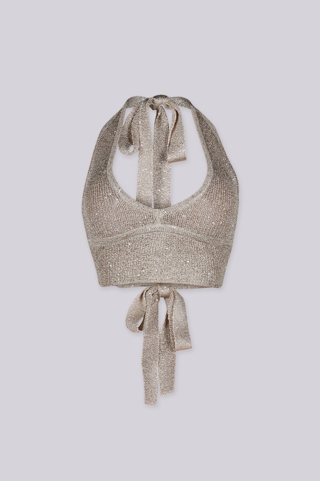 Sunflare Sequin Halter Top - Image 5