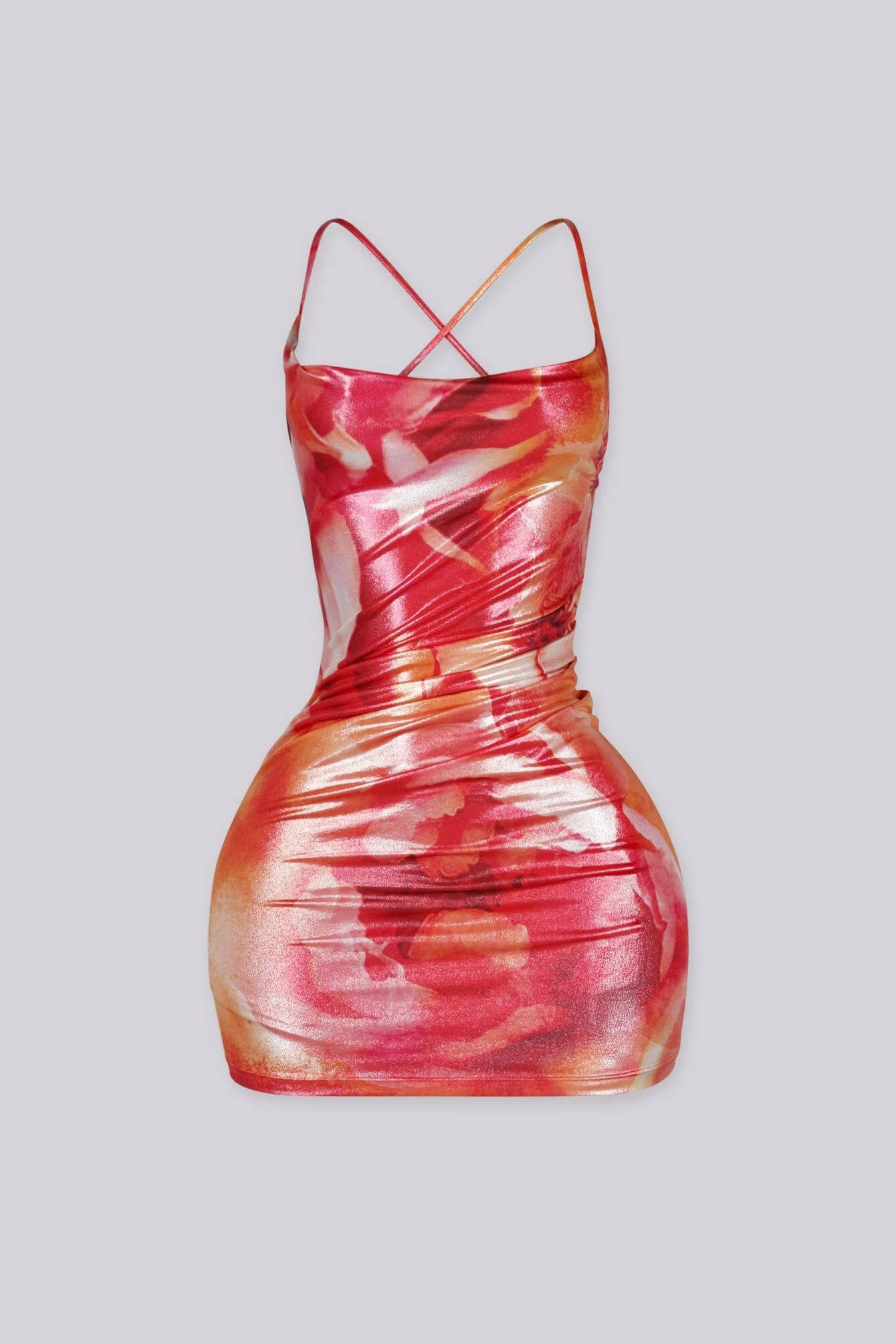 Sunset Melt X-Back Mini Dress - Image 4