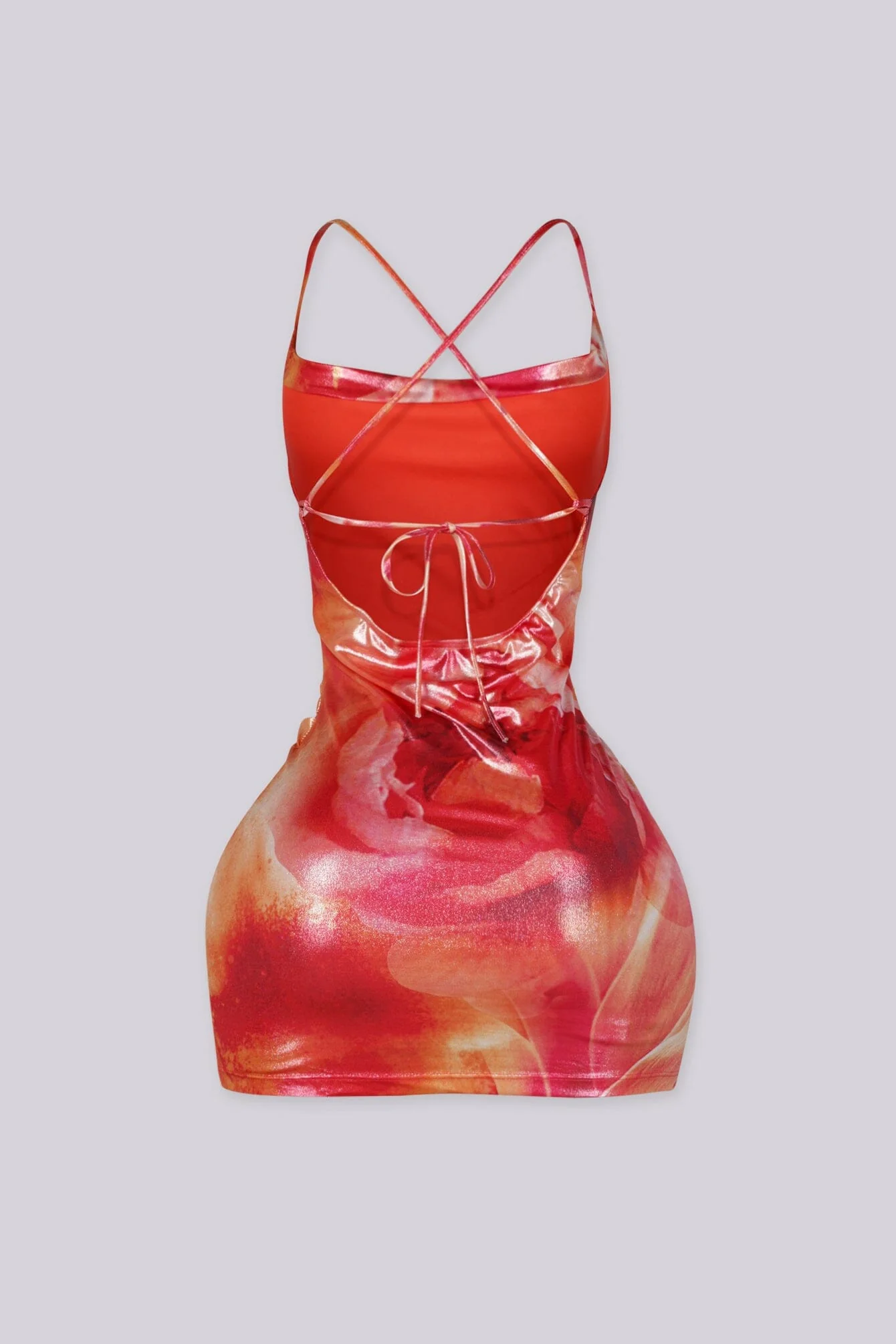 Sunset Melt X-Back Mini Dress - Image 6