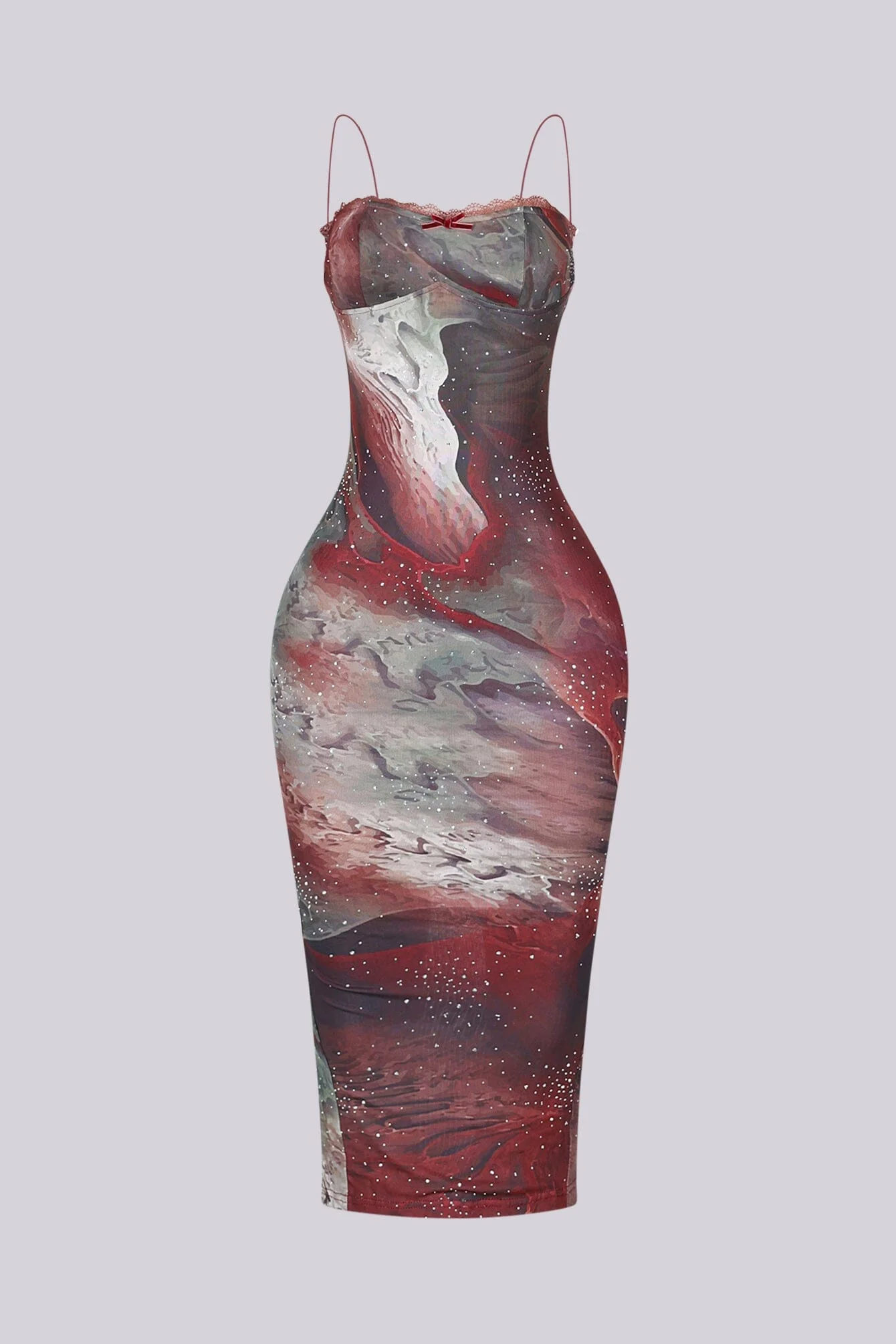 Sway In Rhinestone Midi Dress - Image 3
