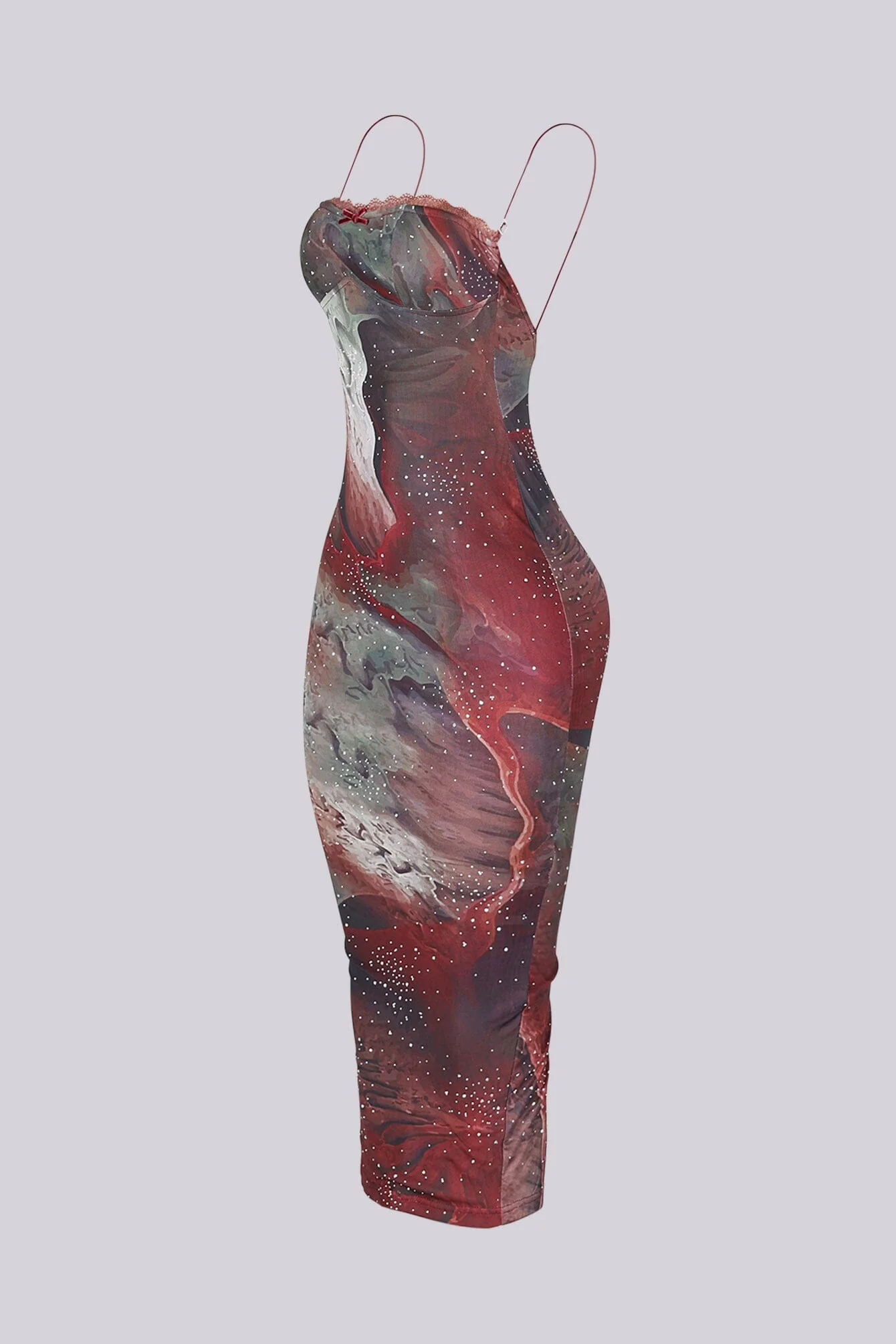 Sway In Rhinestone Midi Dress - Image 4