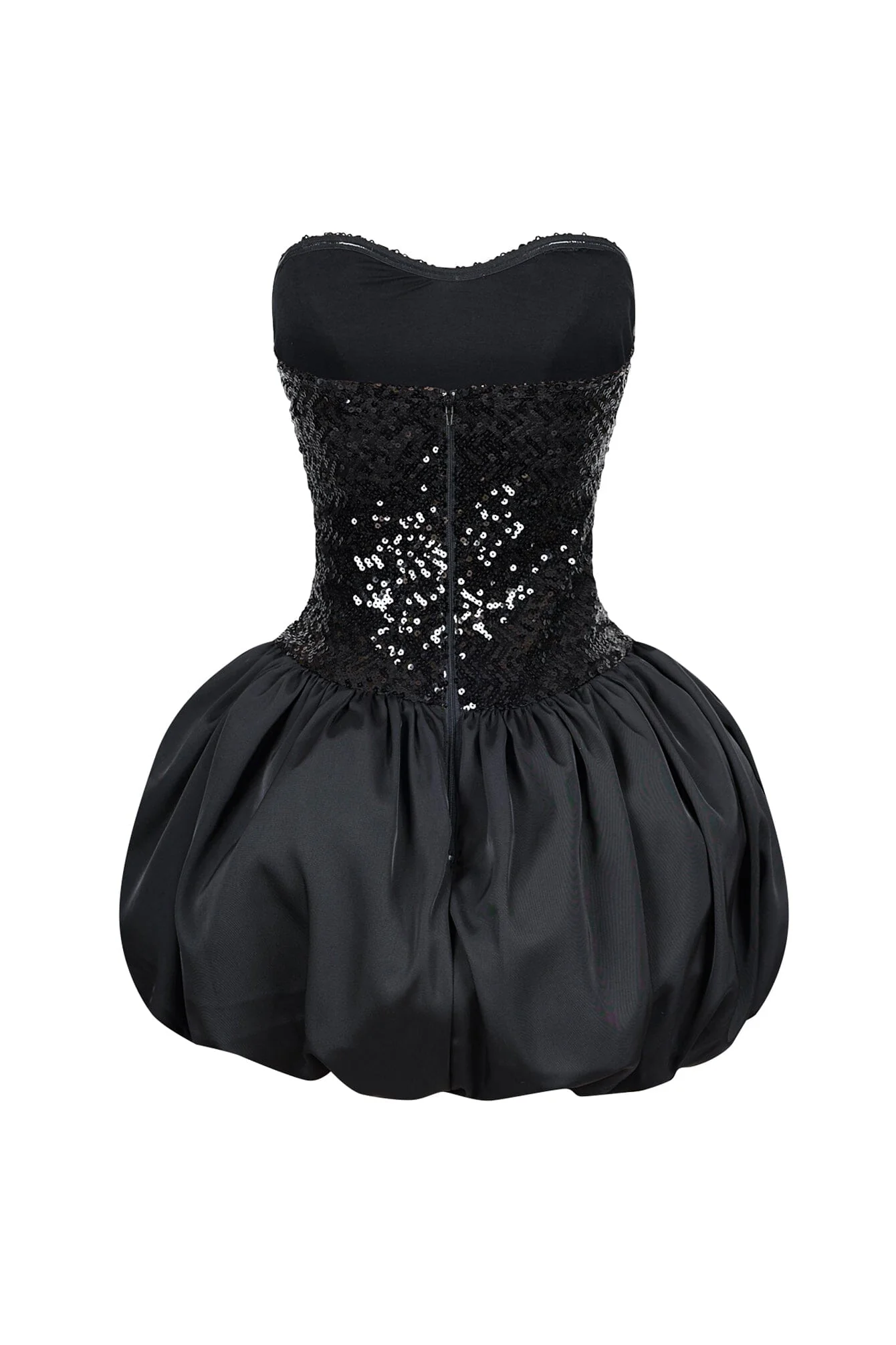Tayler Tube Sequin Bubble Mini Dress - Image 5