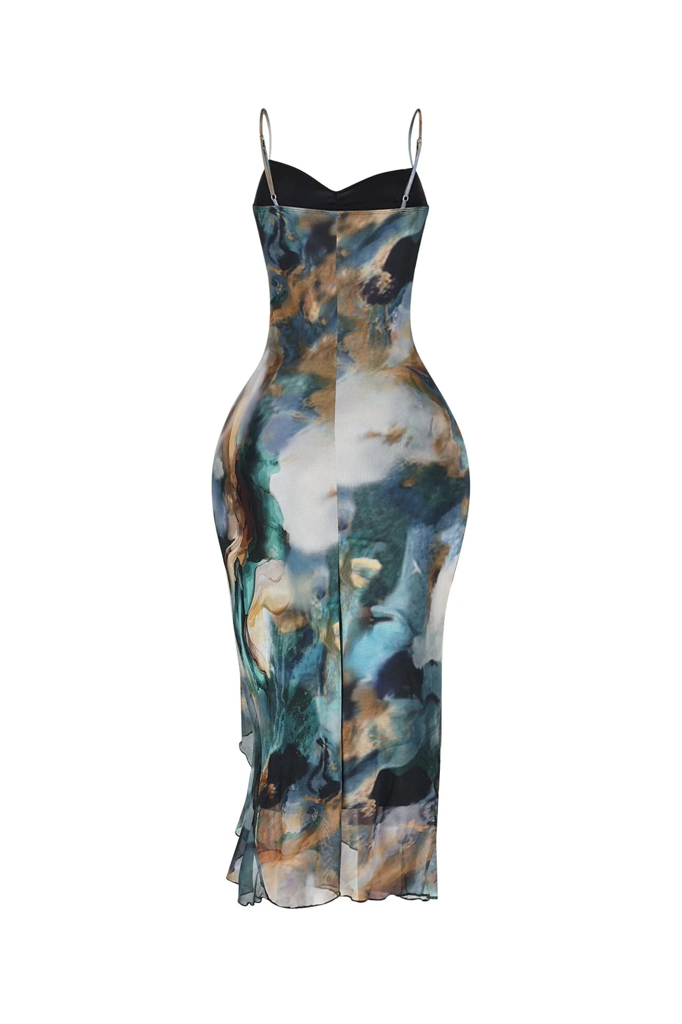 Tealwave Ruffle Tank Midi Dress - Image 6