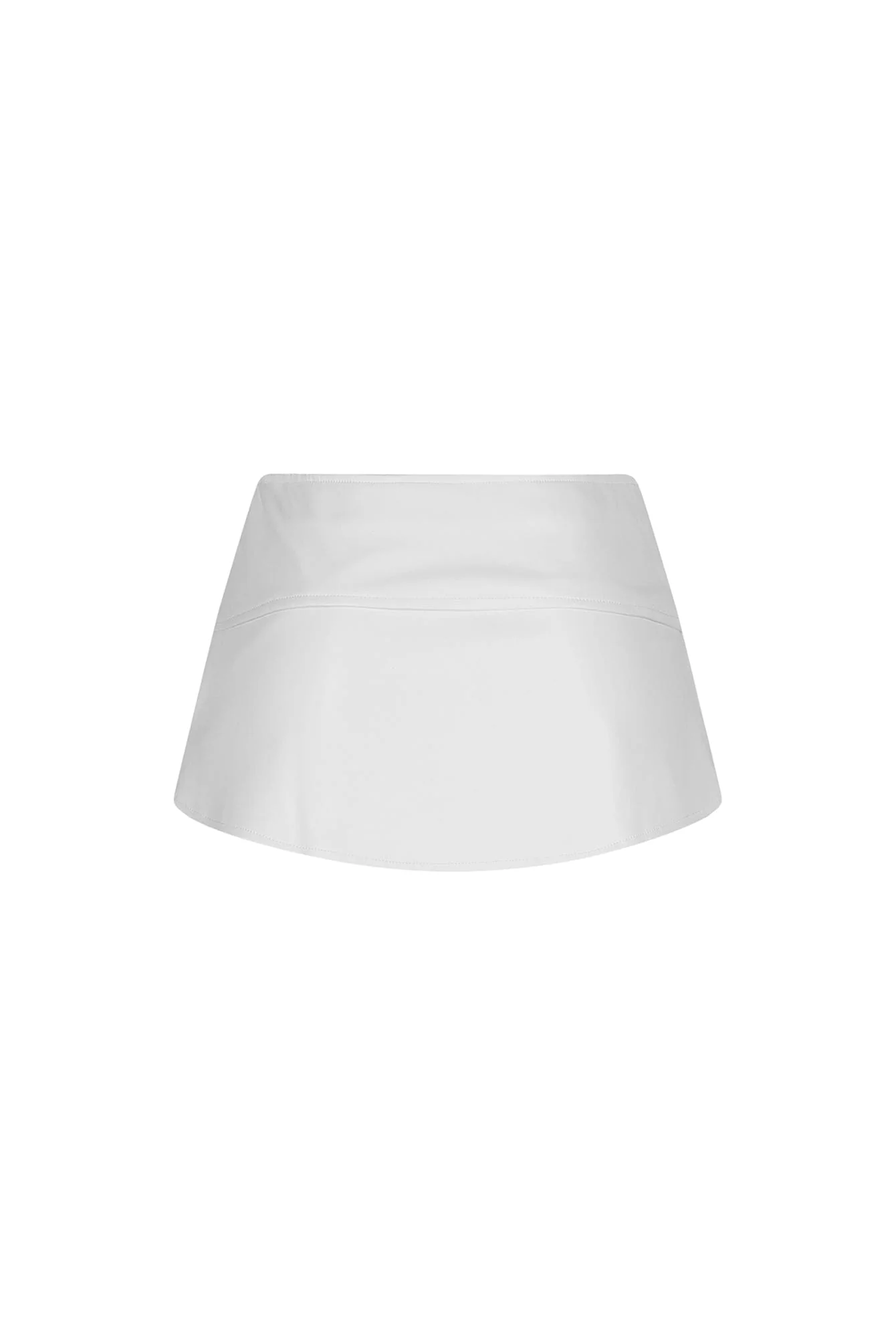 Teasette Faux Leather Micro Skirt - Image 10