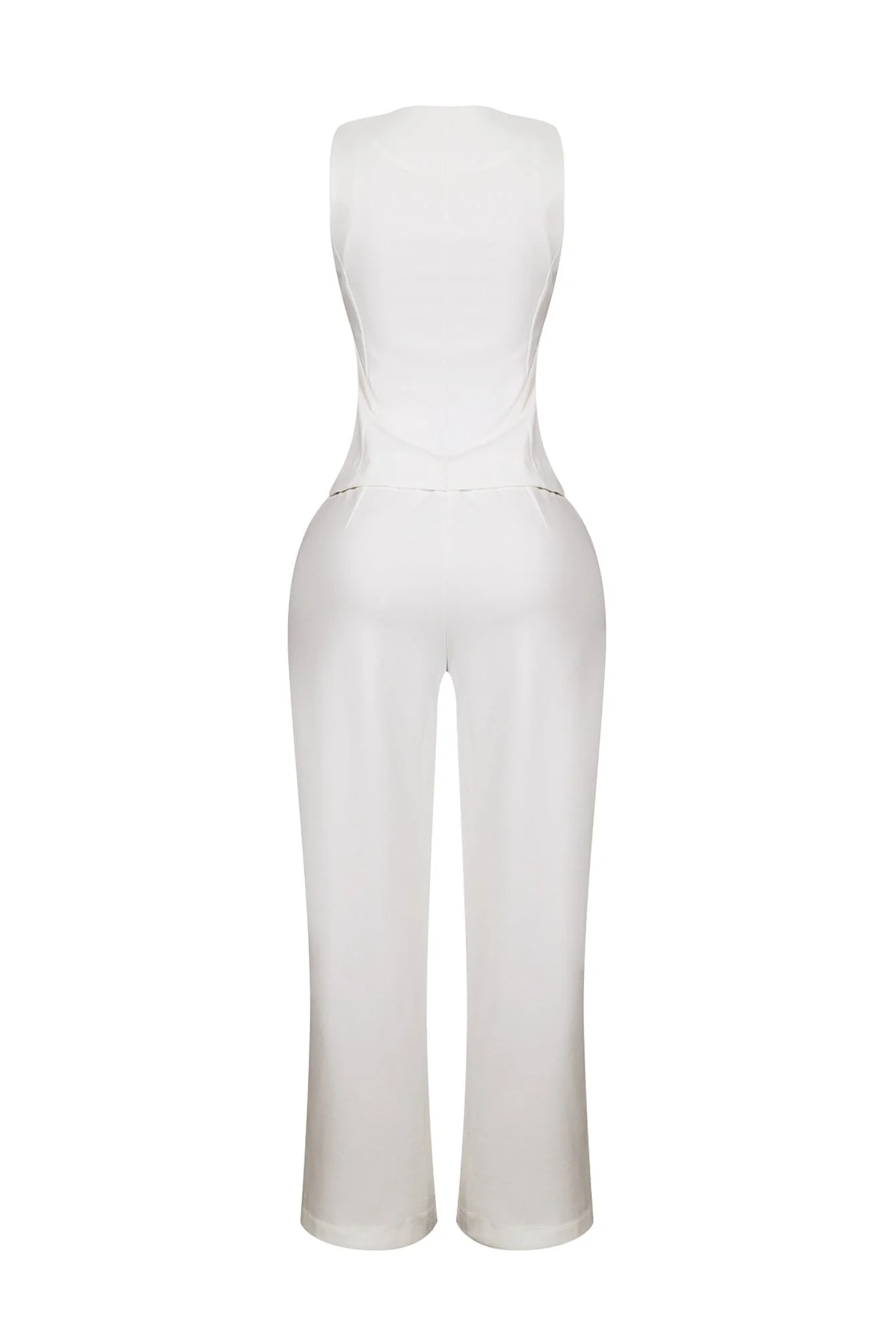 Teresita Button Up Vest Top & Pants SET - Image 15