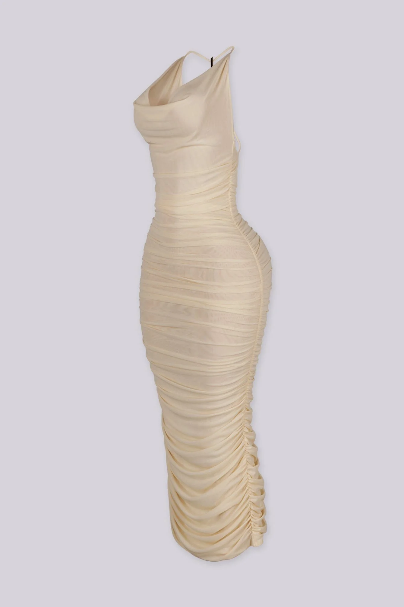 The Audra Drape Midi Dress - Image 4