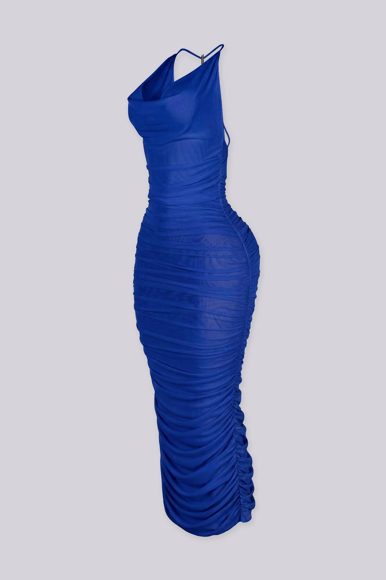 The Audra Drape Midi Dress - Image 7