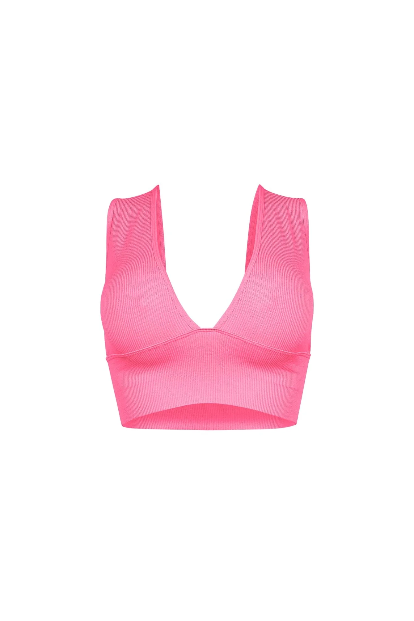 The Baby Ribbed Deep V-Neck Top - Image 14