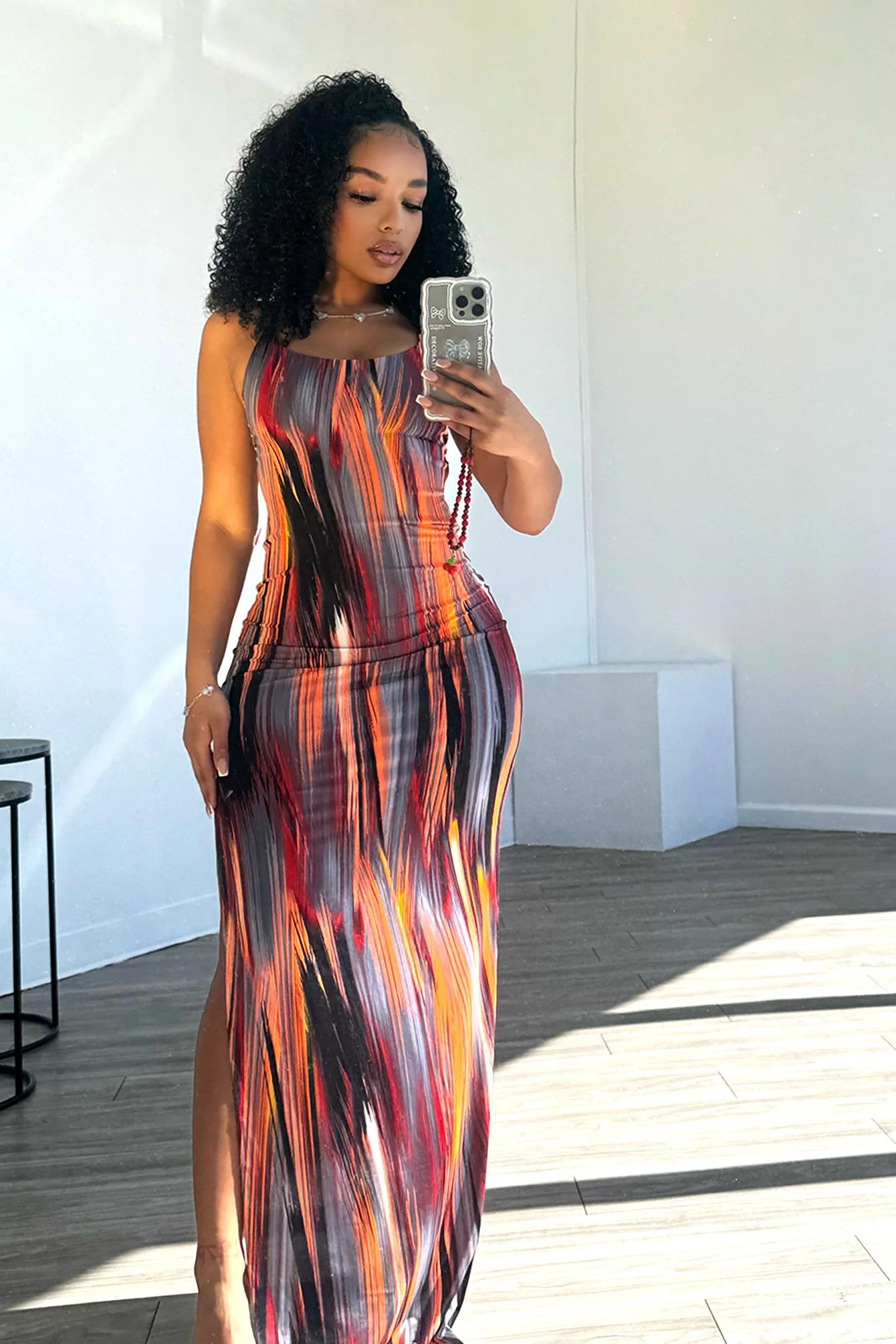 This Energy Print Maxi Dress - Image 3