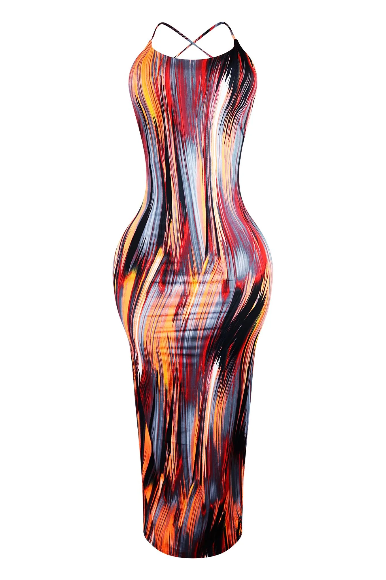 This Energy Print Maxi Dress - Image 4