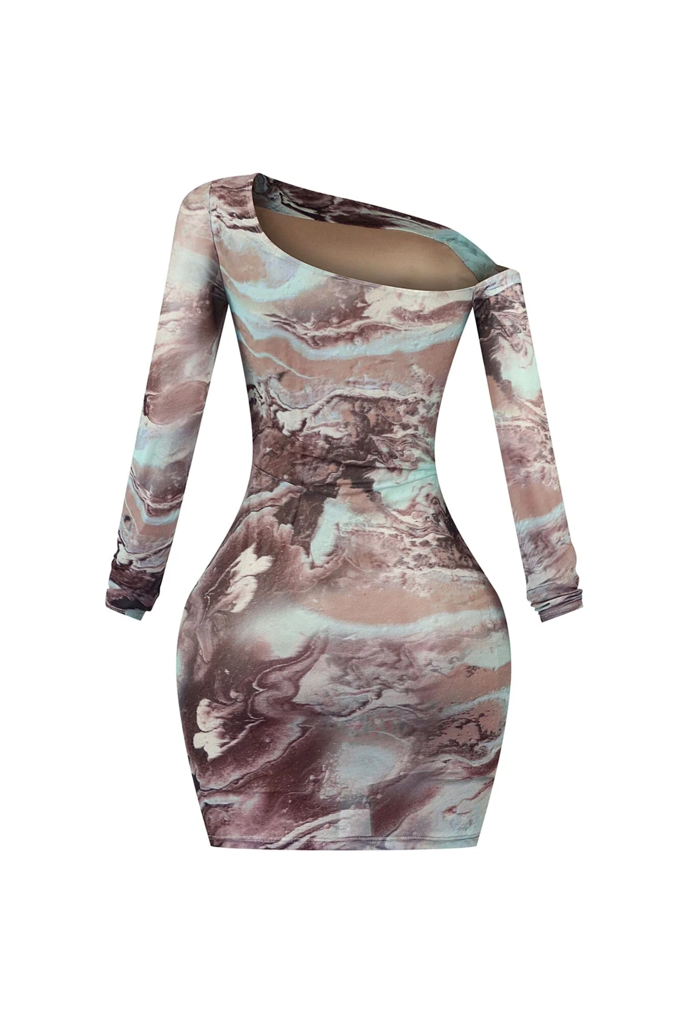 This Moment Mesh Off Shoulder Mini Dress - Image 4