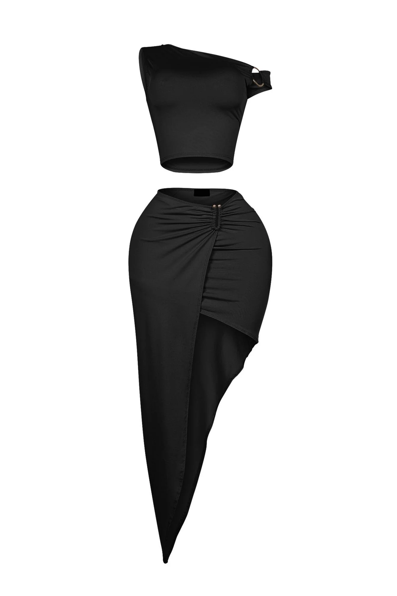 Tiernan Gold Ring Top & Skirt SET - Image 5