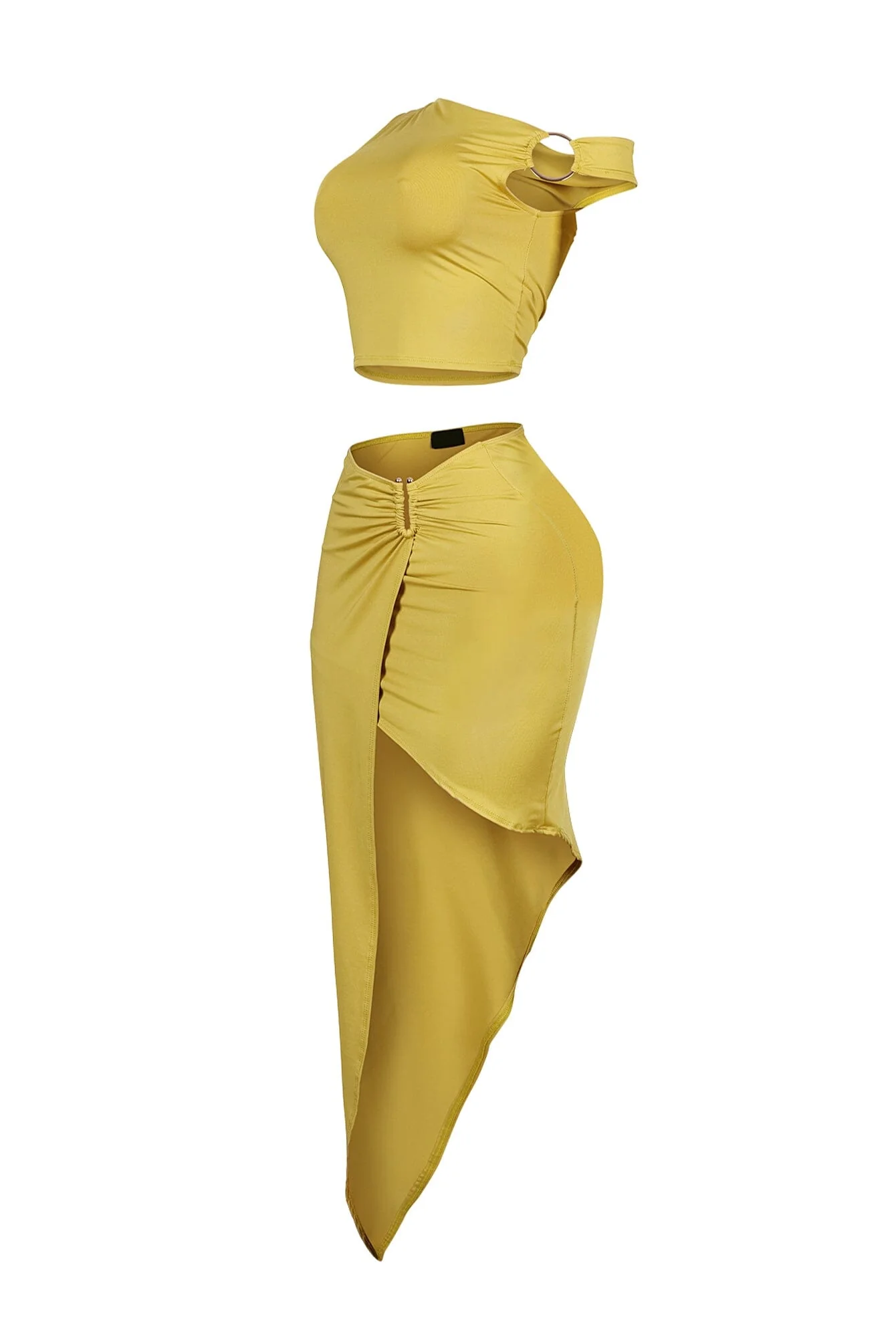 Tiernan Gold Ring Top & Skirt SET - Image 8