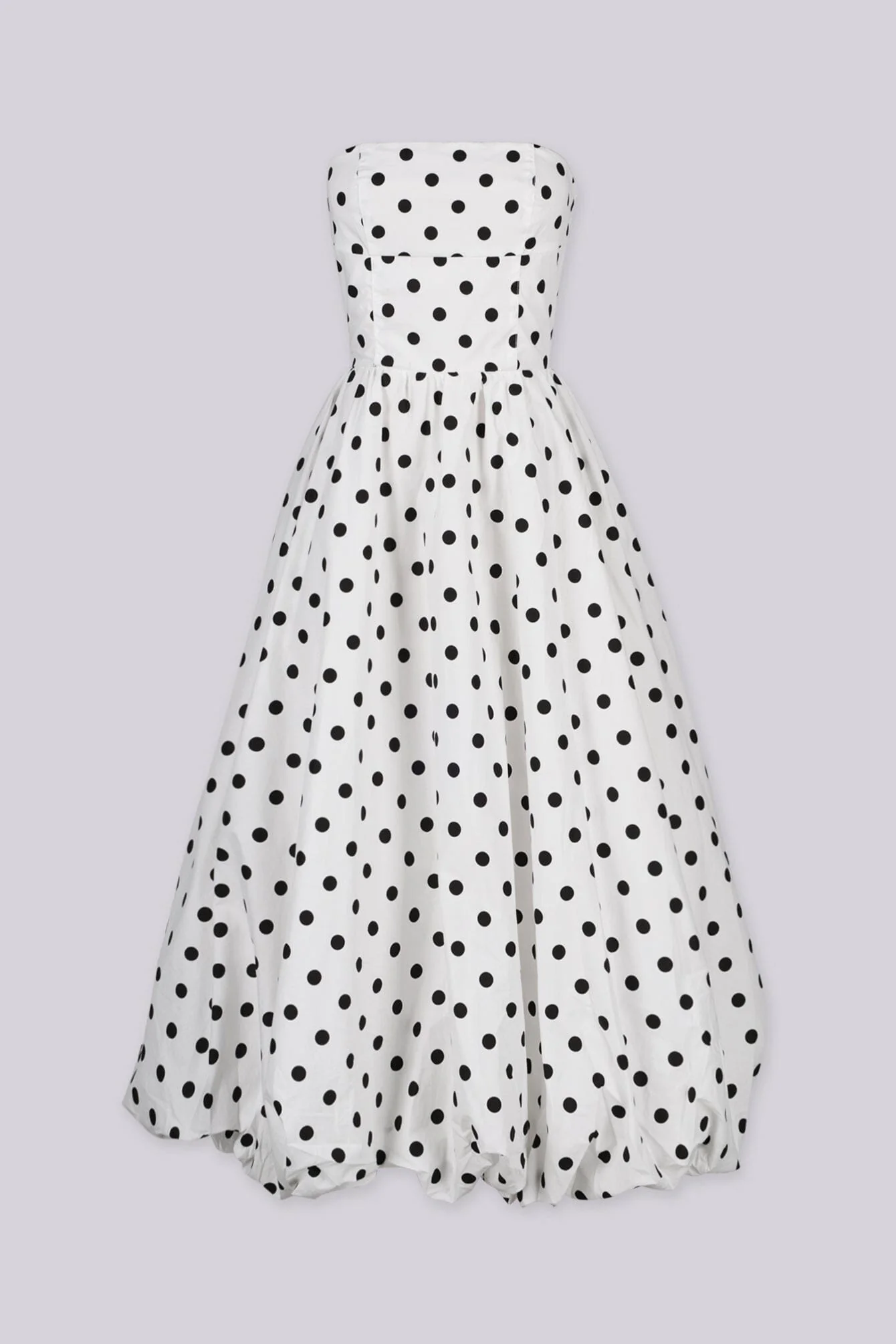 Timeless Polkadot Midi Dress - Image 3