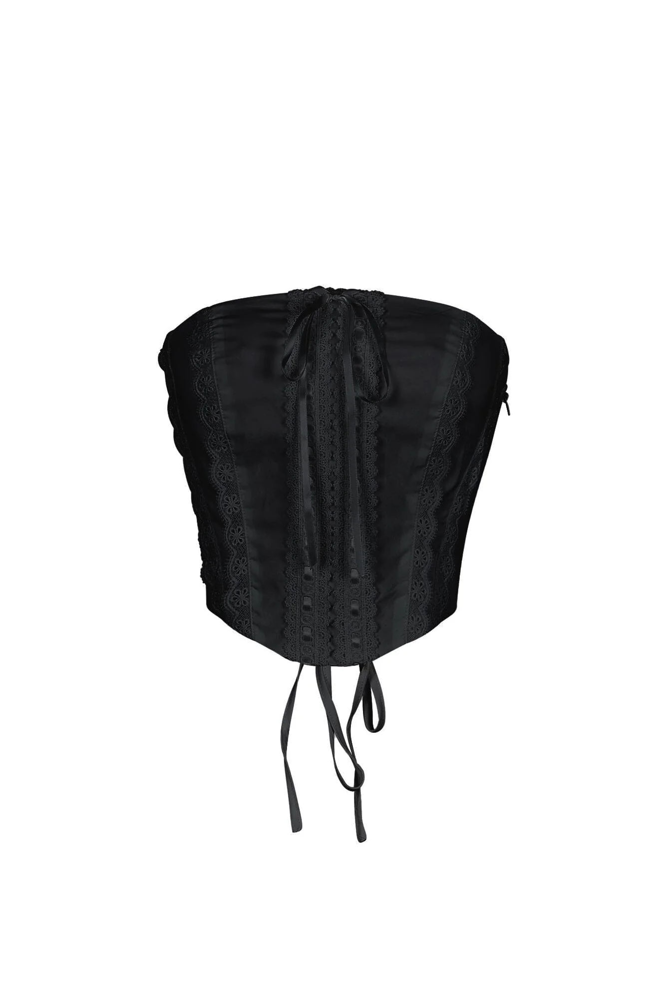 Trina Tube Crochet Lace Crop Top - Image 5