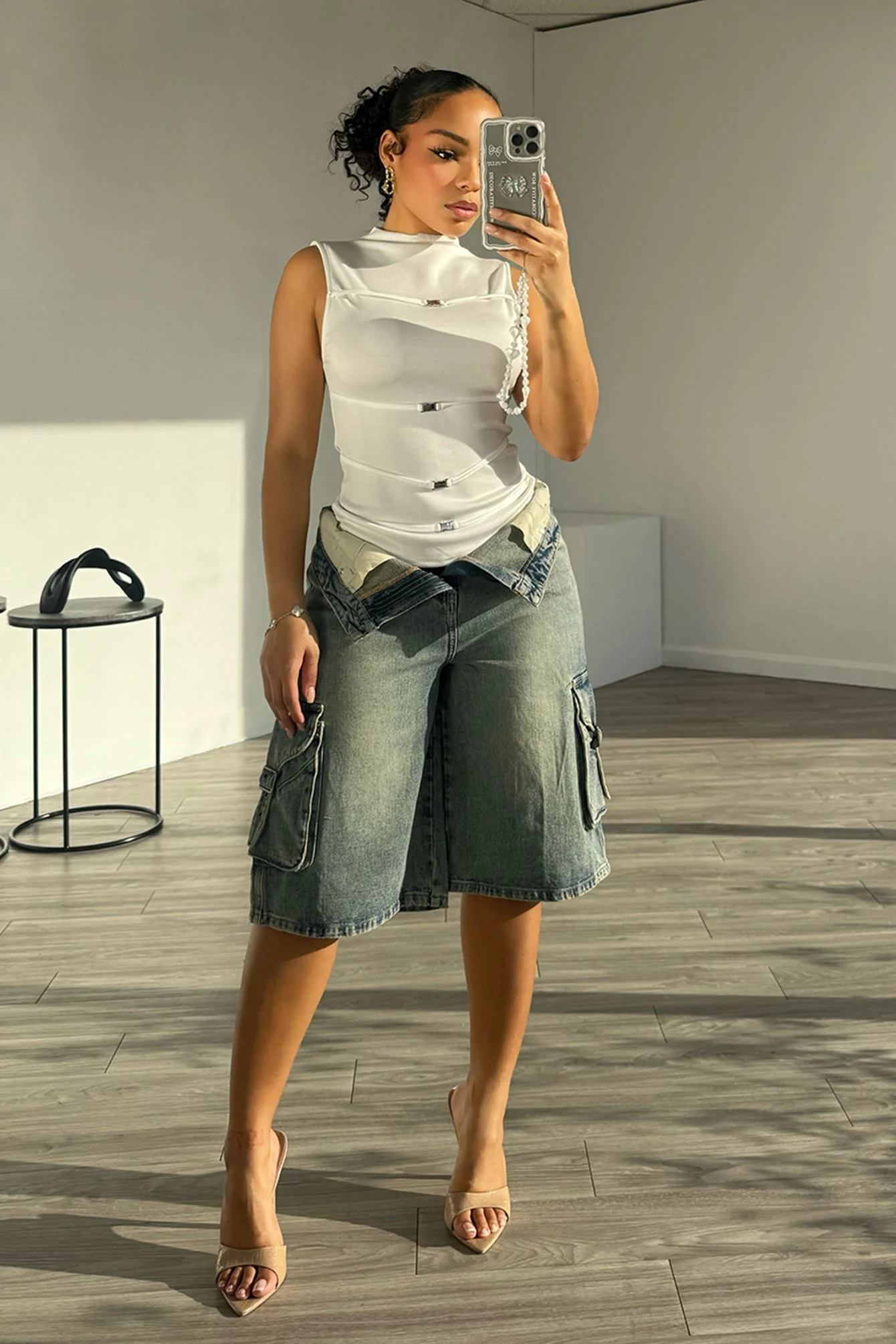 Unconditional Buckle Sleeveless Top - Image 3