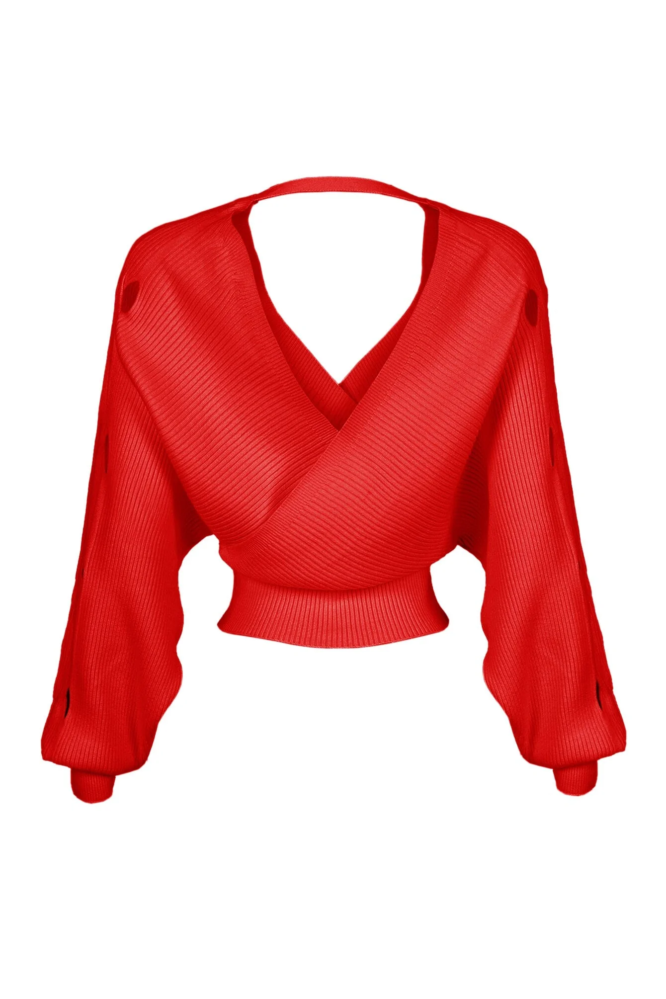 Vanessa Off Shoulder Sleeve Cutout Sweater - Image 12