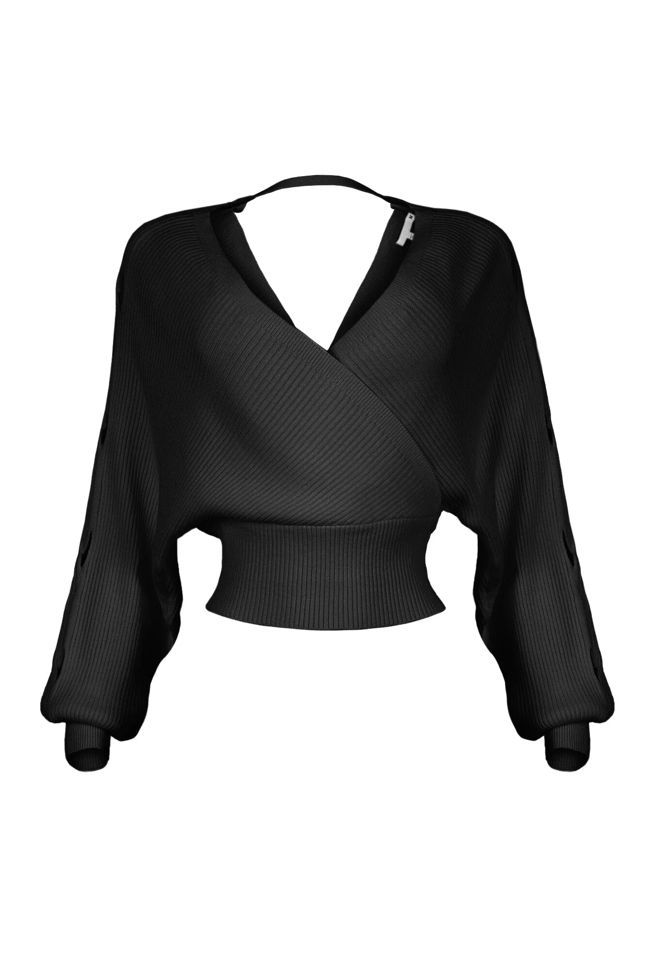 Vanessa Off Shoulder Sleeve Cutout Sweater - Image 7