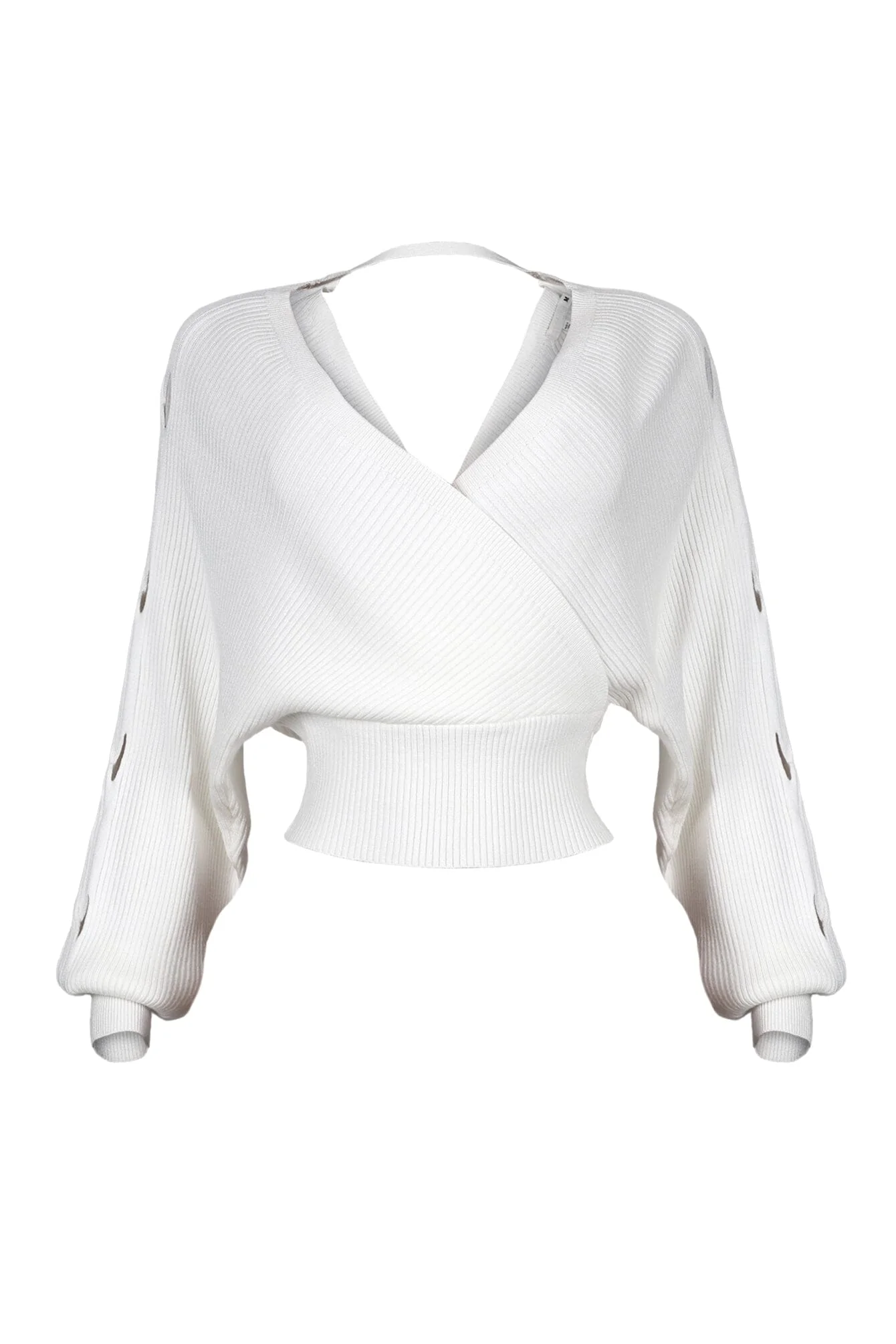 Vanessa Off Shoulder Sleeve Cutout Sweater - Image 8