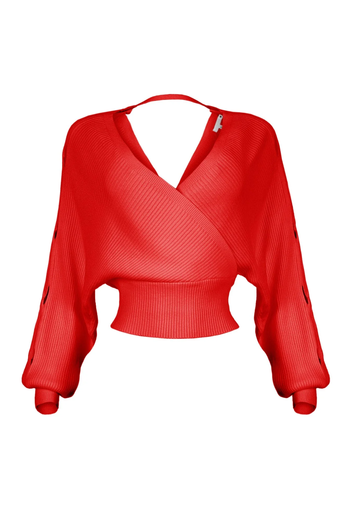 Vanessa Off Shoulder Sleeve Cutout Sweater - Image 9