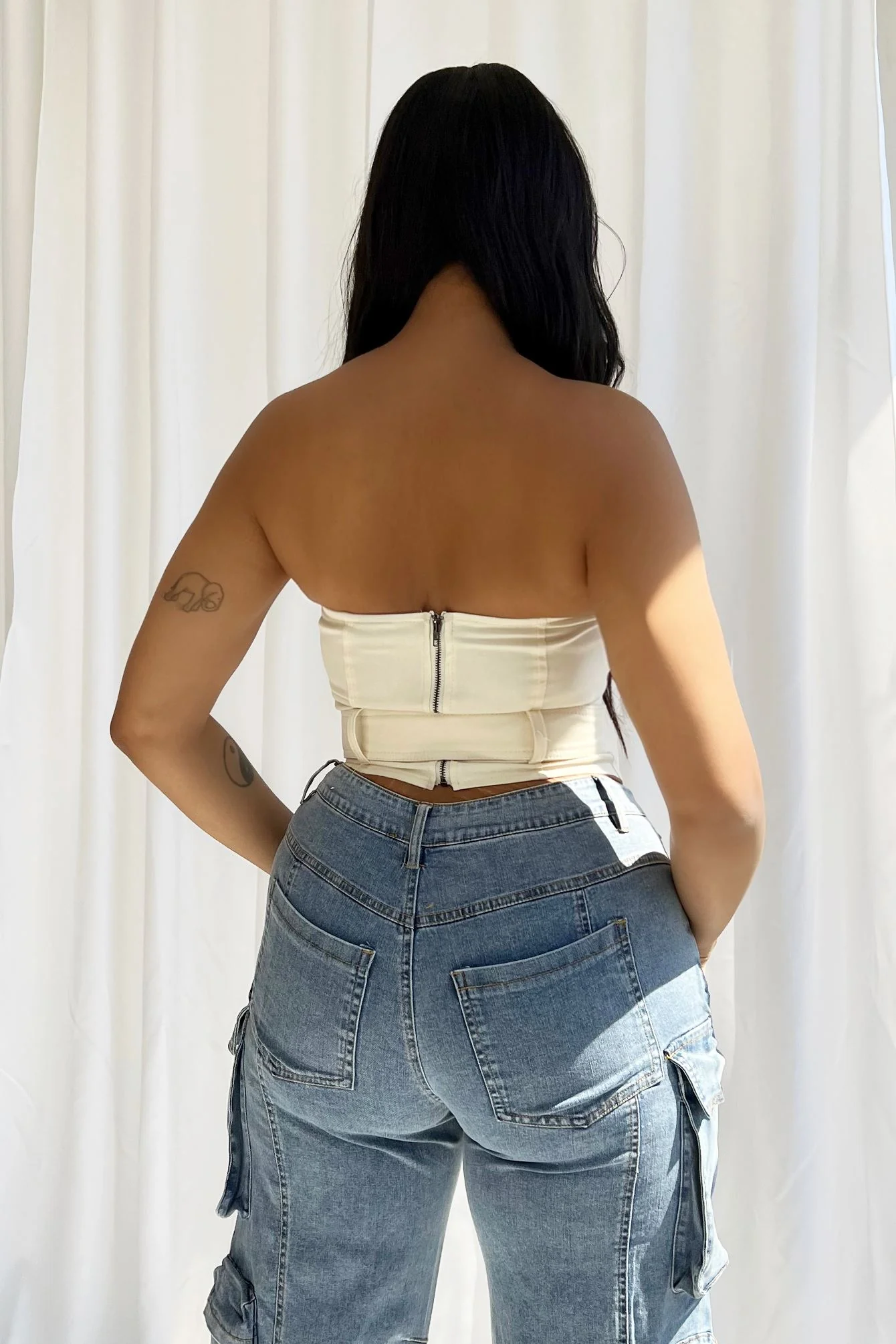 Vanilla Cargo Tube Top - Image 4