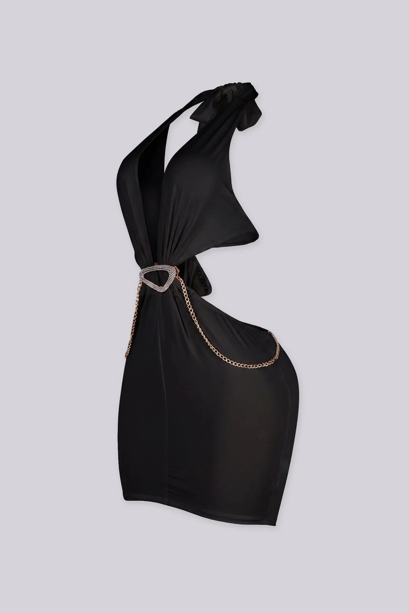 Vegas Night Halter Mini Dress - Image 5