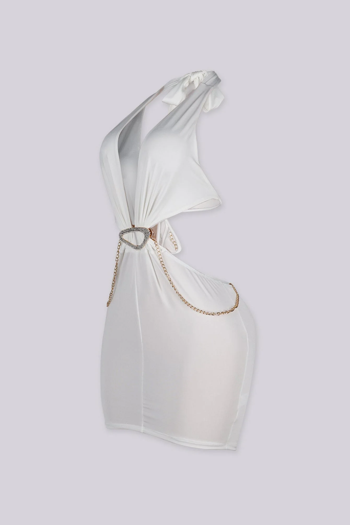 Vegas Night Halter Mini Dress - Image 6