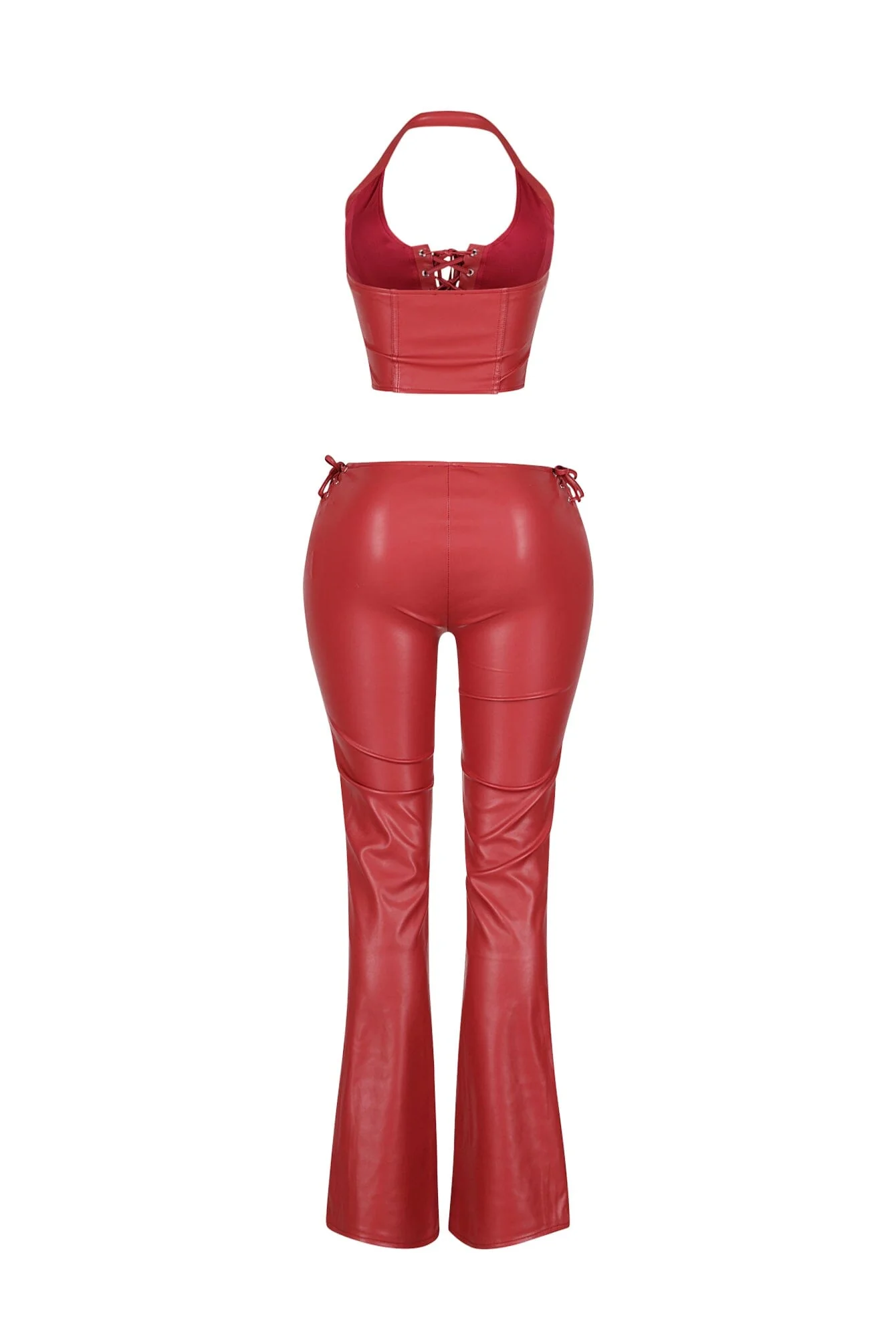 Vegas Vice PU Halter Top & Pants SET - Image 8