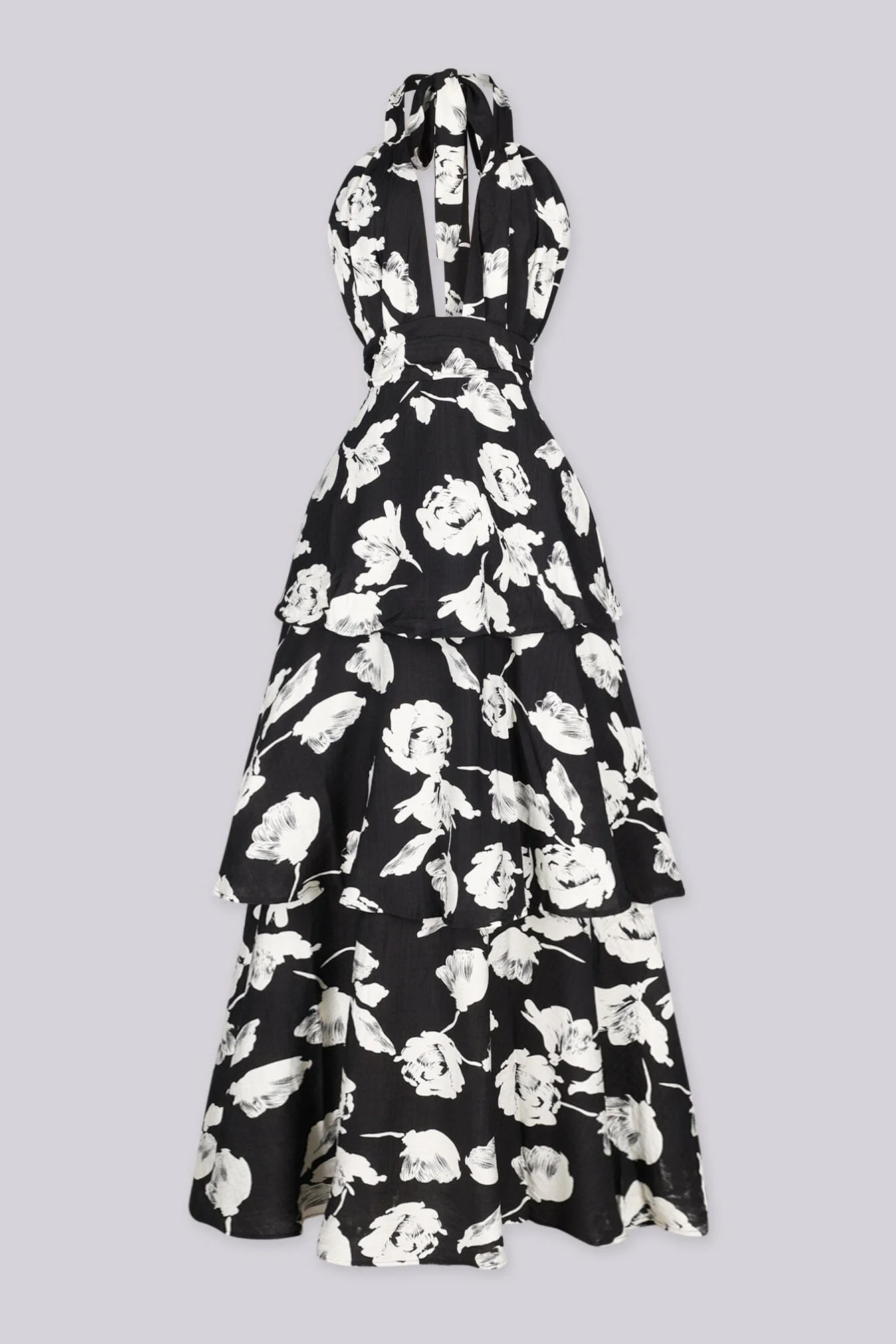 Vela Floral Tiered Maxi Dress - Image 4