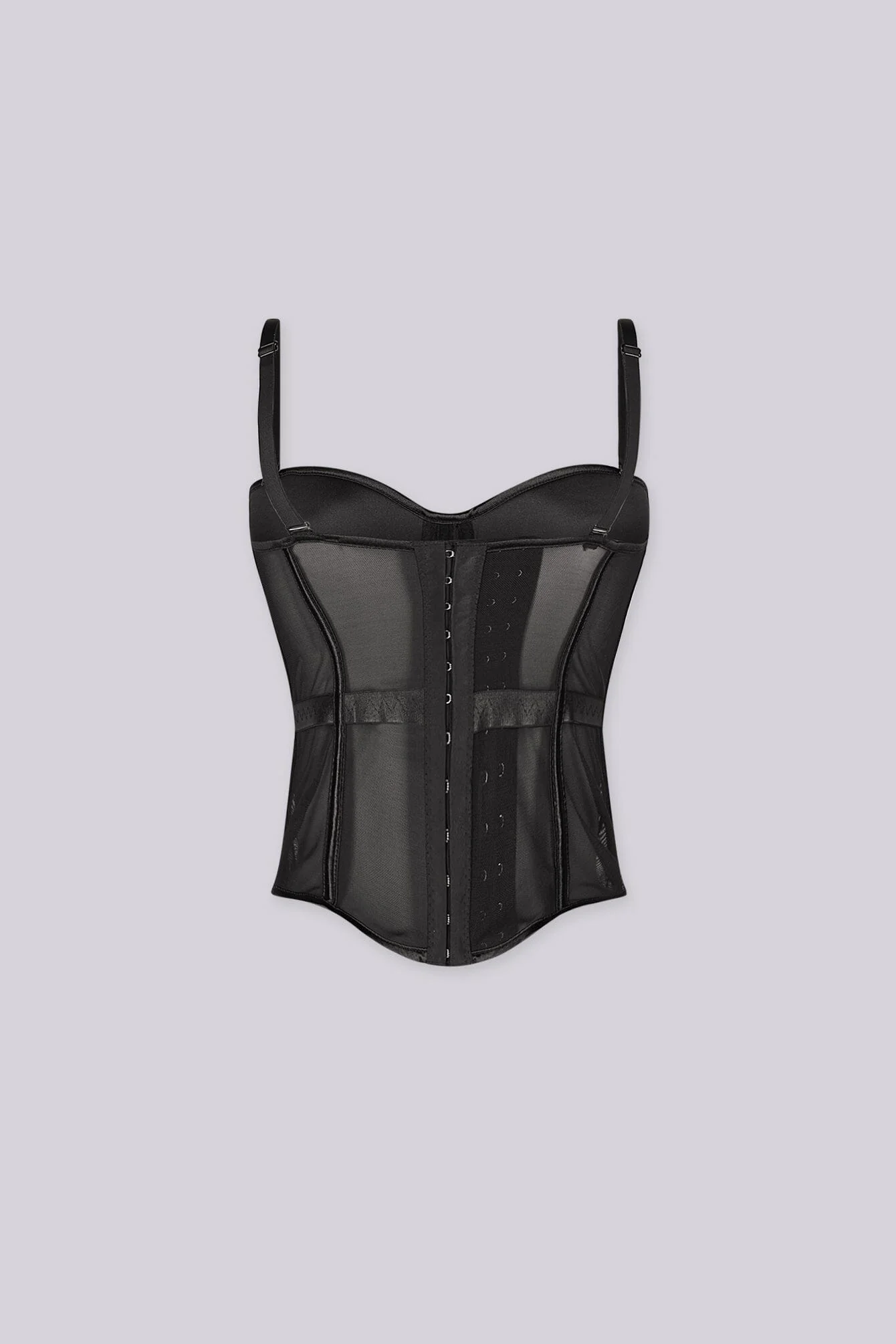 Viera Sheer Mesh Corset Top - Image 5