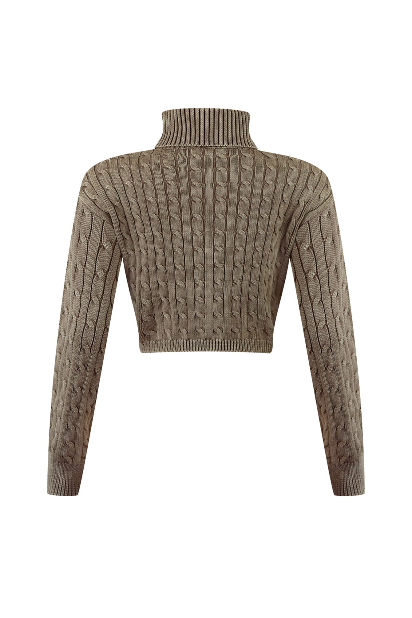 Vittoria Turtle Neck Cable Knit Sweater - Image 5