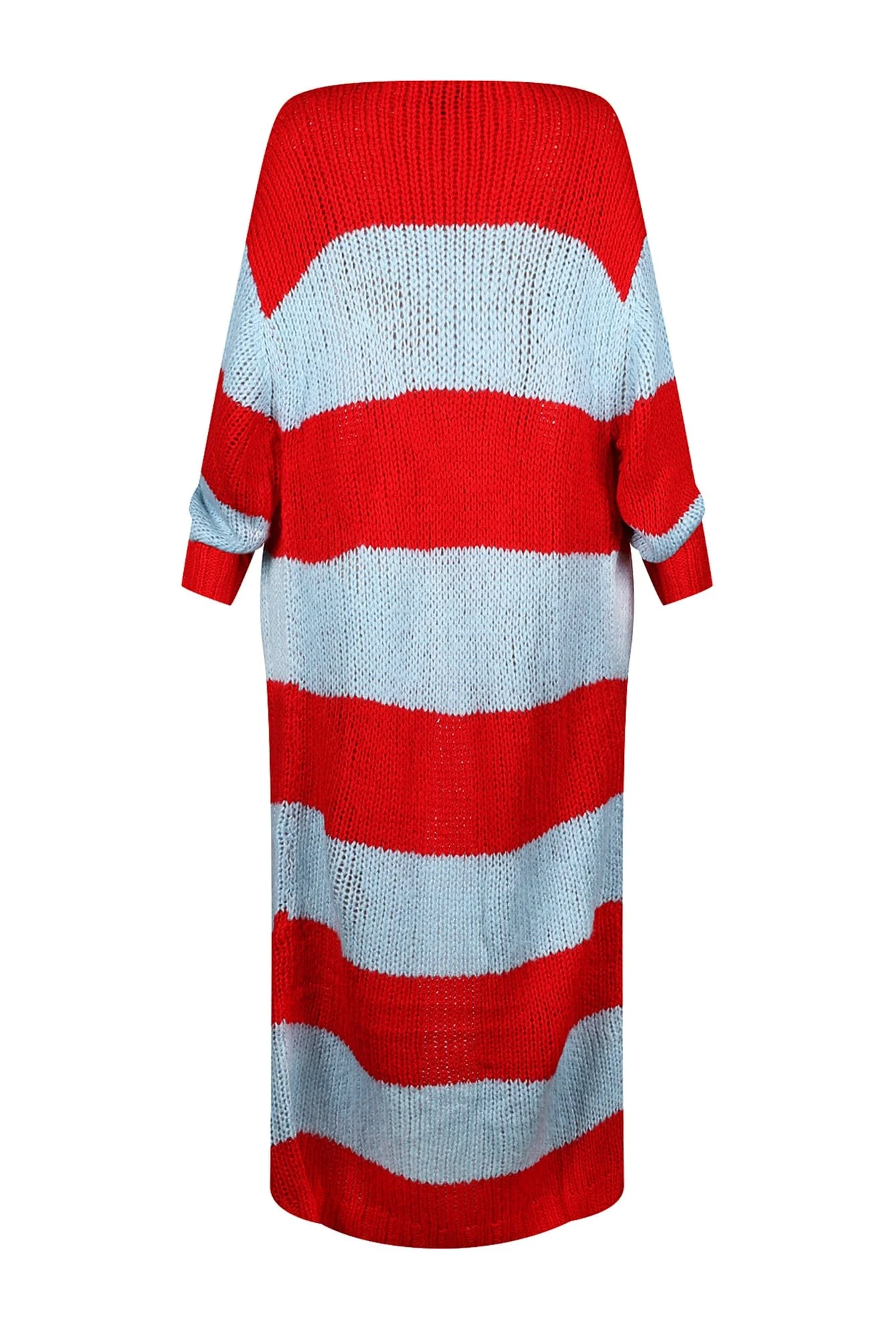 Vivid Dream Color Block Long Cardigan - Image 8