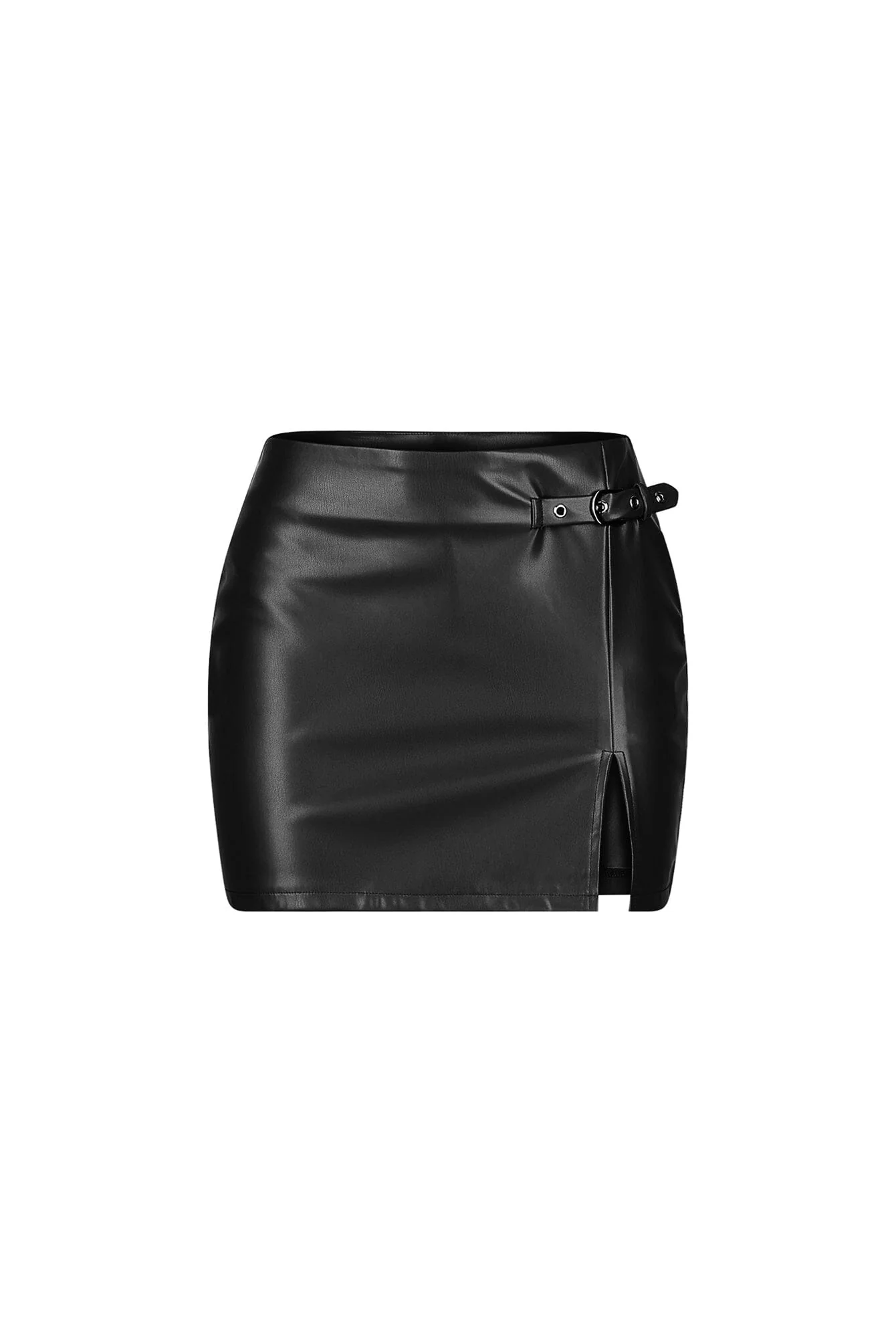Wanted Faux Leather Mini Skirt - Image 3