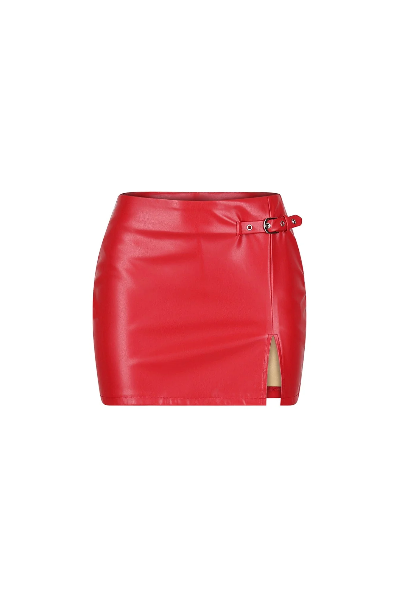 Wanted Faux Leather Mini Skirt - Image 4