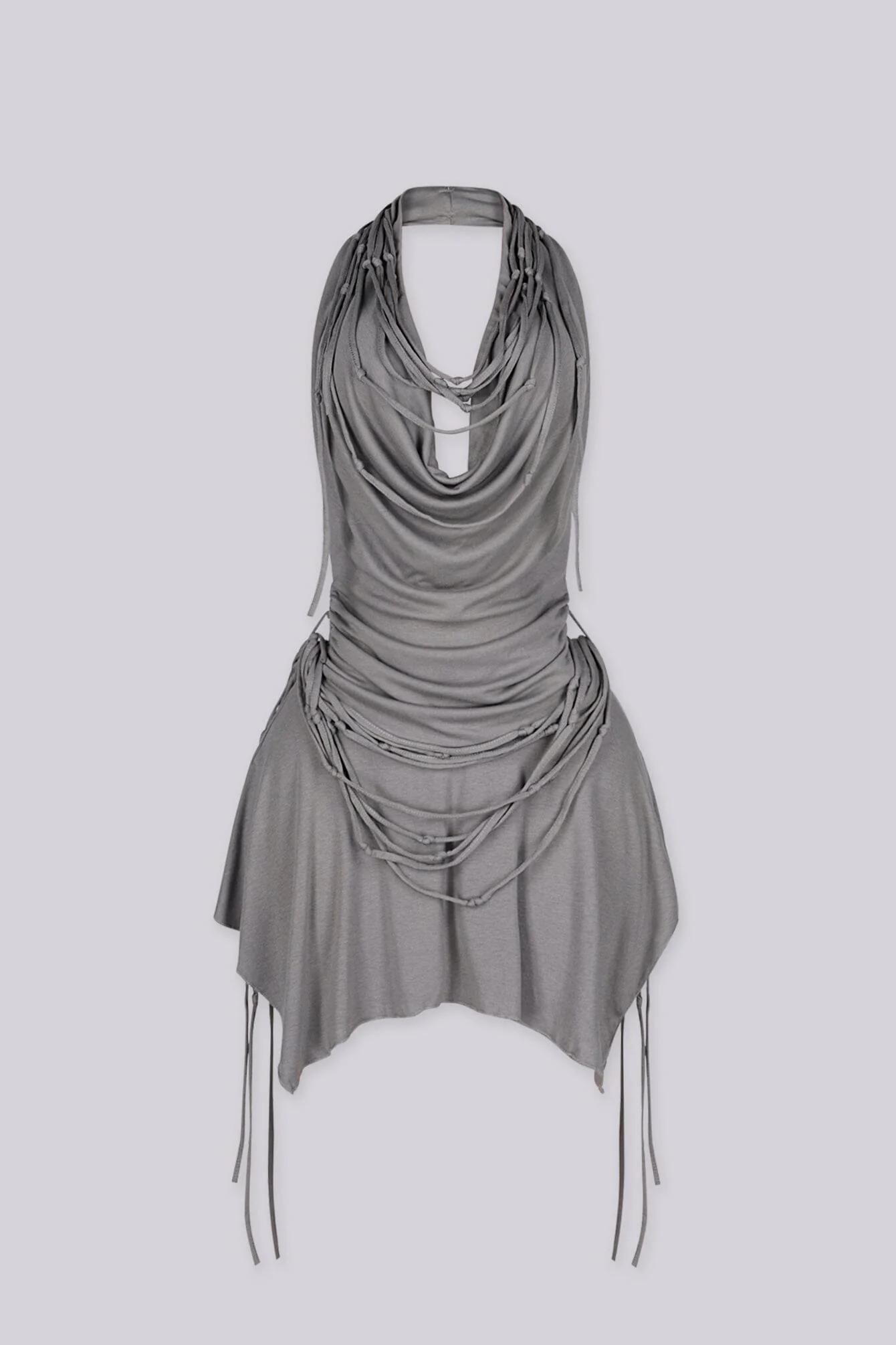 Wasteland Draped Halter Mini Dress - Image 5