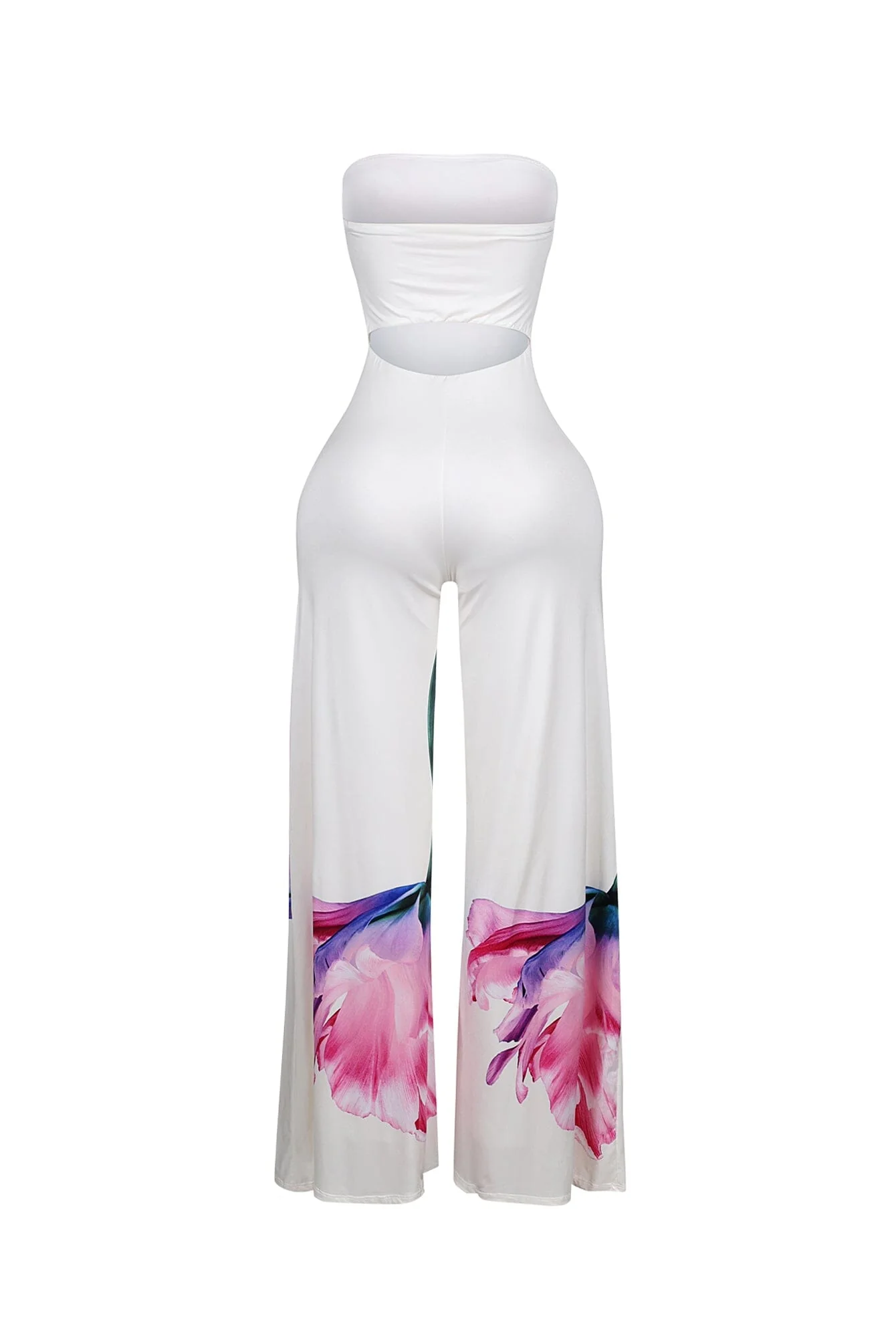 Weightless Bloom Print Tube Jumpsuit - Image 5